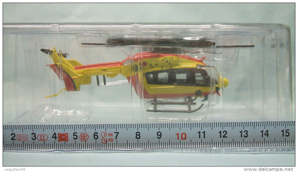 Del Prado - HELICOPTERE HELICO EUROCOPTER EC 145 Sécurité Civile 1/90 HO 1/87 - Andere & Zonder Classificatie