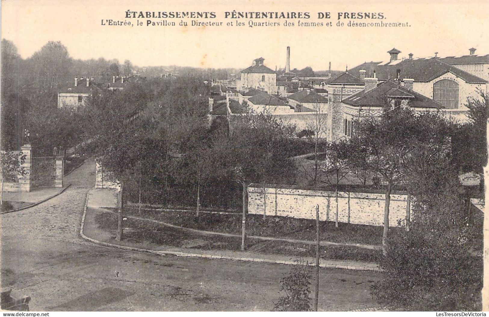 FRANCE - 94 - FRESNES - Etablissement Pénitentiaires - L'entrée Pavillon Du Directeur  - Carte Postale Ancienne - Fresnes