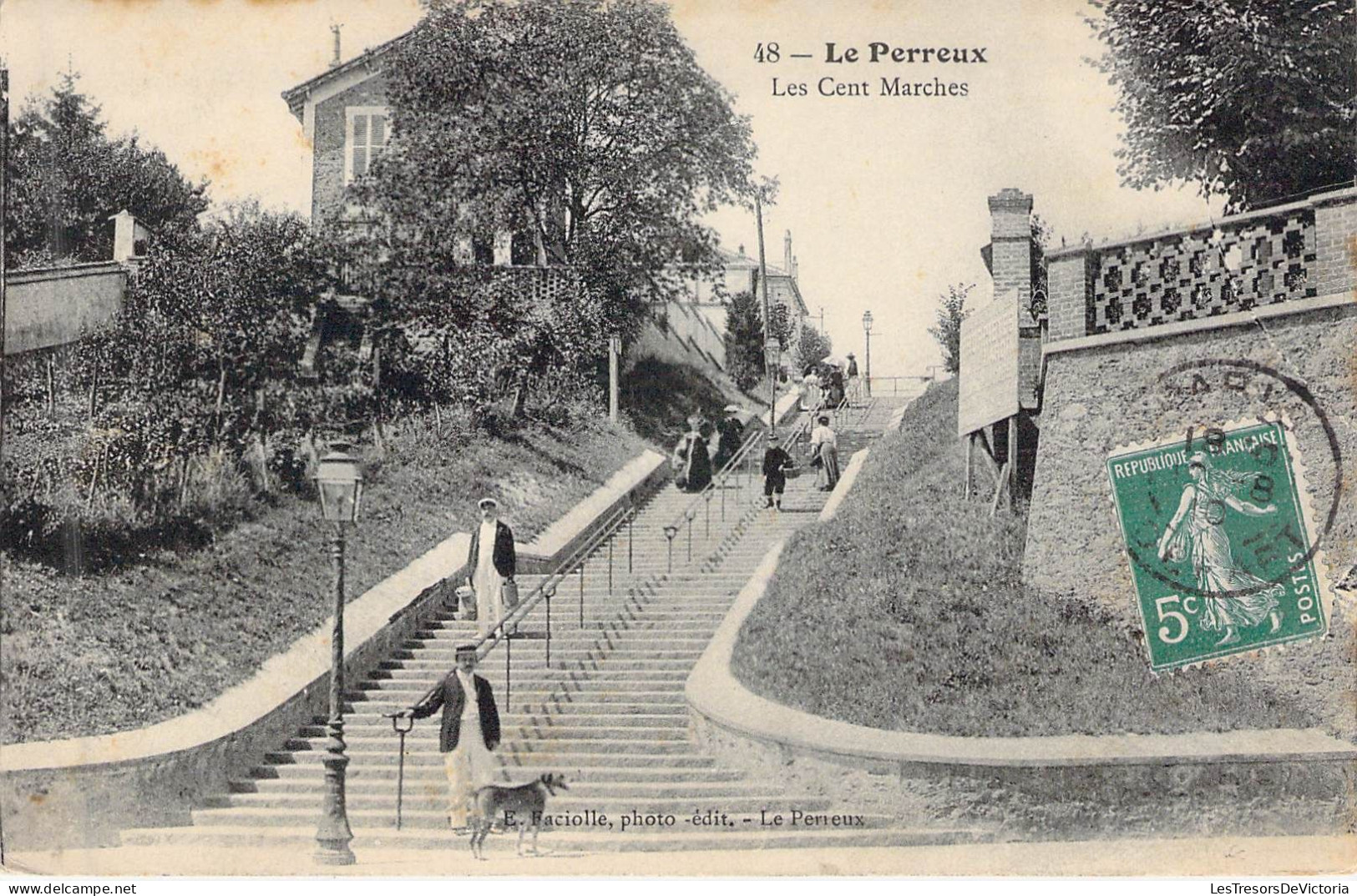 FRANCE - 94 - LE PERREUX - Les Cents Marches - Carte Postale Ancienne - Le Perreux Sur Marne