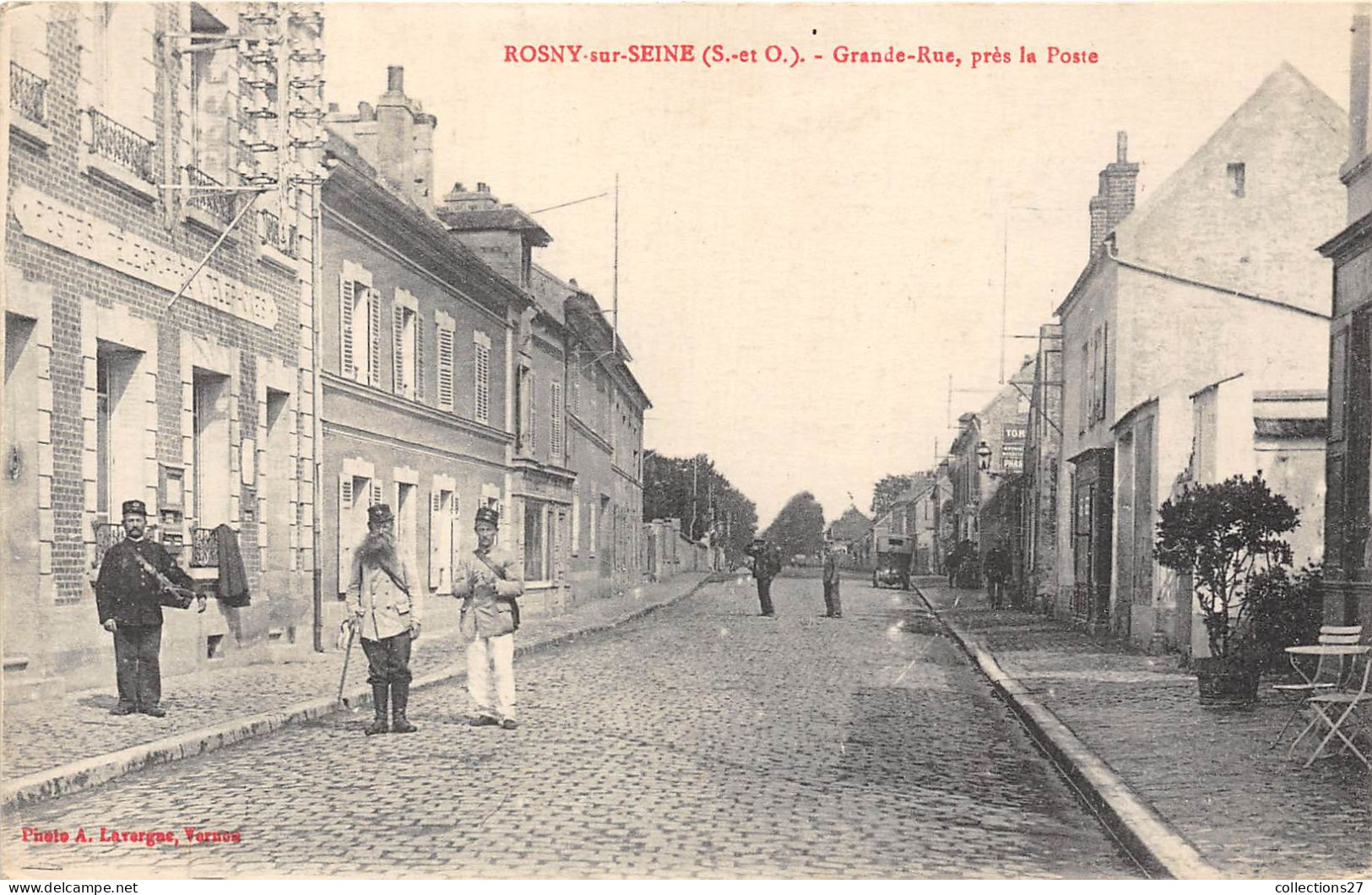 78-ROSNY-SUR-SEINE- GRANDE RUE PRES LA POSTE - Rosny Sur Seine