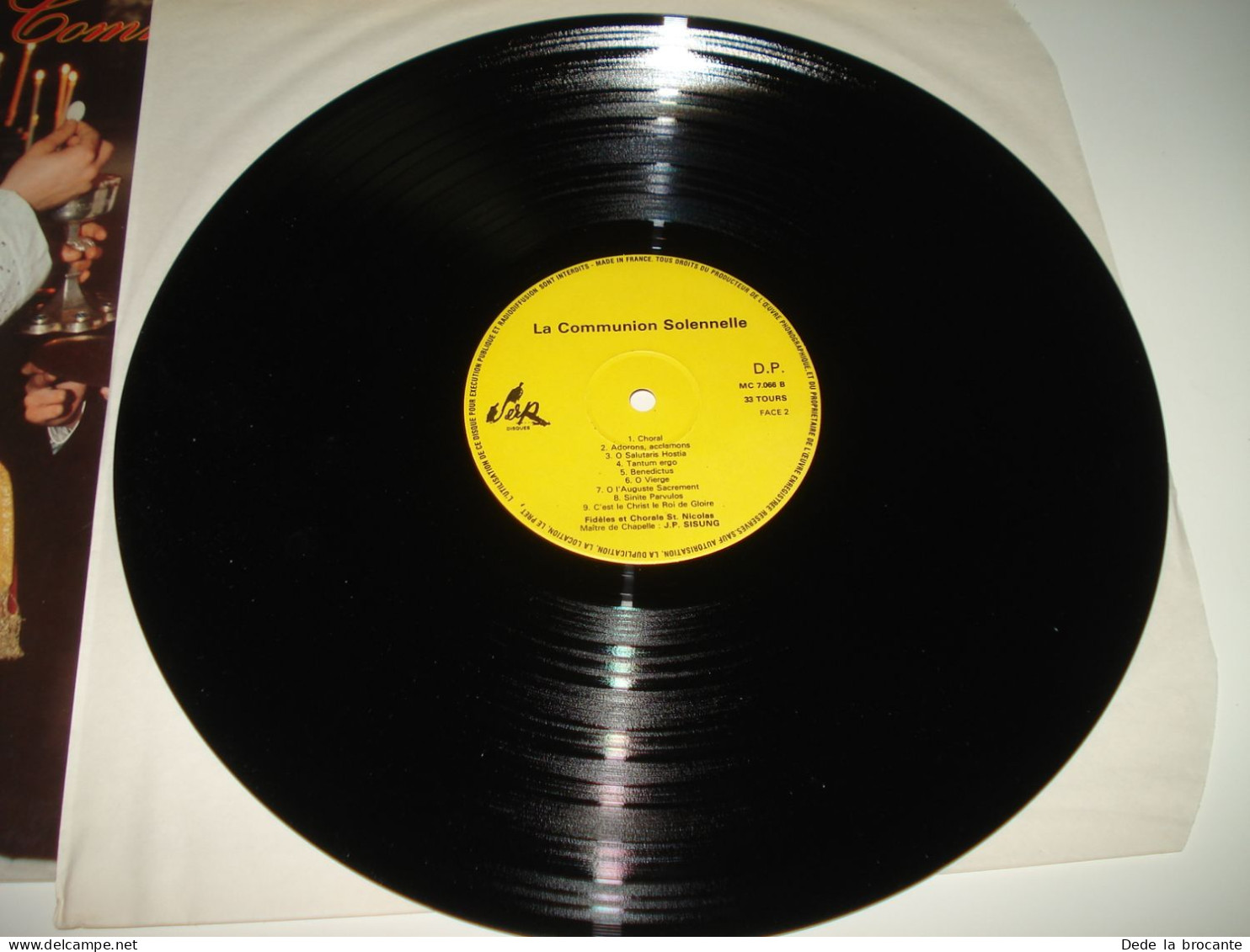 B4 / La Communion Solennelle - LP - Serp Disques - MC 7066 - Fr  - EX/N.M - Chants Gospels Et Religieux