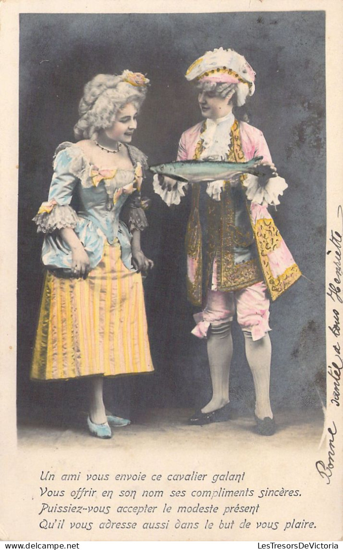 SPECTACLE - THEATRE - Un Ami Envoie Ce Cavalier Galant Vous Offrir En Son Nom Ses Compliments - Carte Postale Ancienne - Teatro