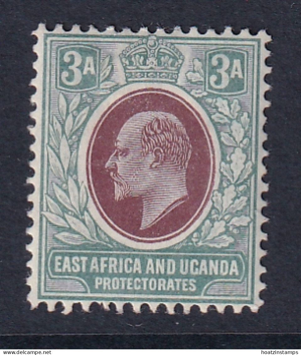 East Africa & Uganda Protectorates: 1904/07   Edward    SG22   3a   MH - Protectorados De África Oriental Y Uganda