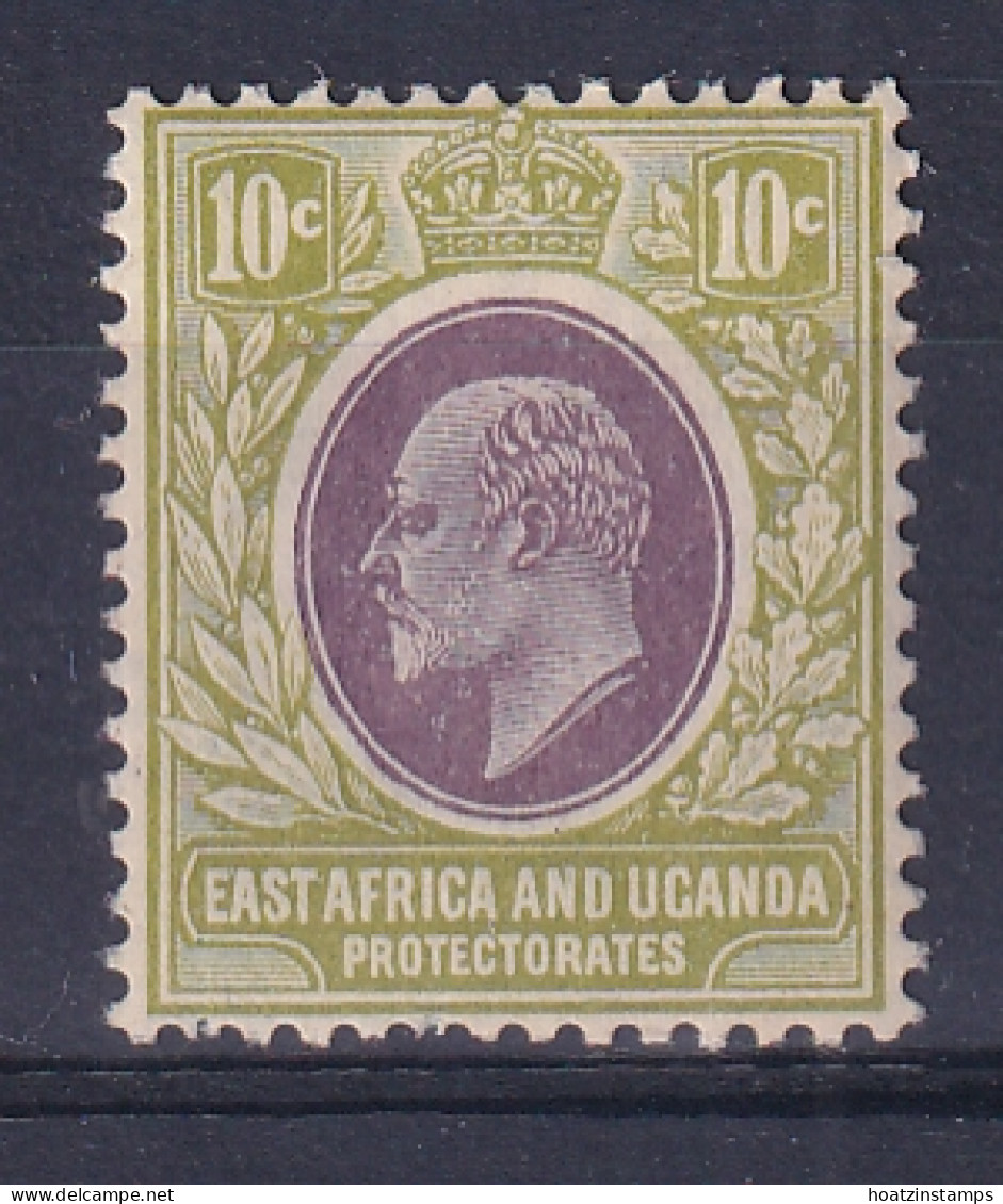 East Africa & Uganda Protectorates: 1907/08   Edward    SG37   10c     MH - Protectoraten Van Oost-Afrika En Van Oeganda