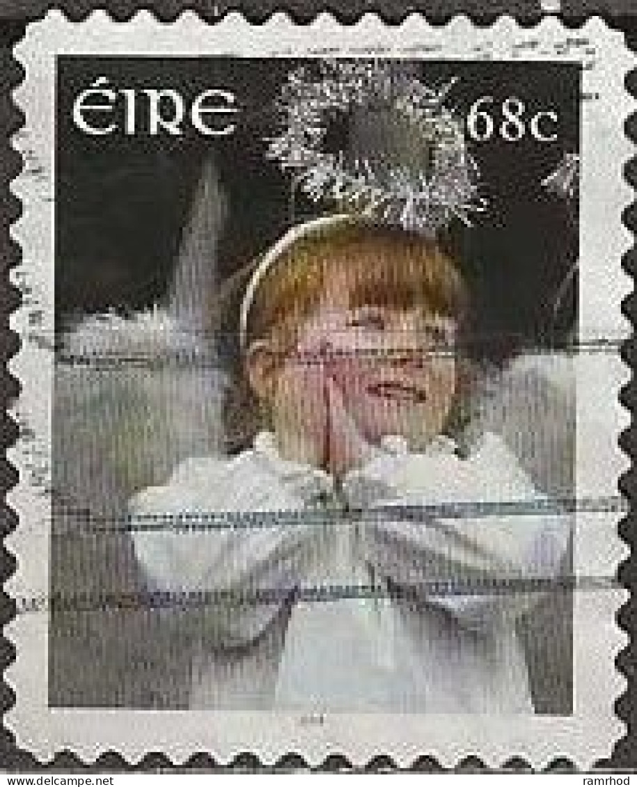 IRELAND 2014 Christmas - 68c. - Girl Playing Angel In Nativity Play FU Self Adhesive - Usados