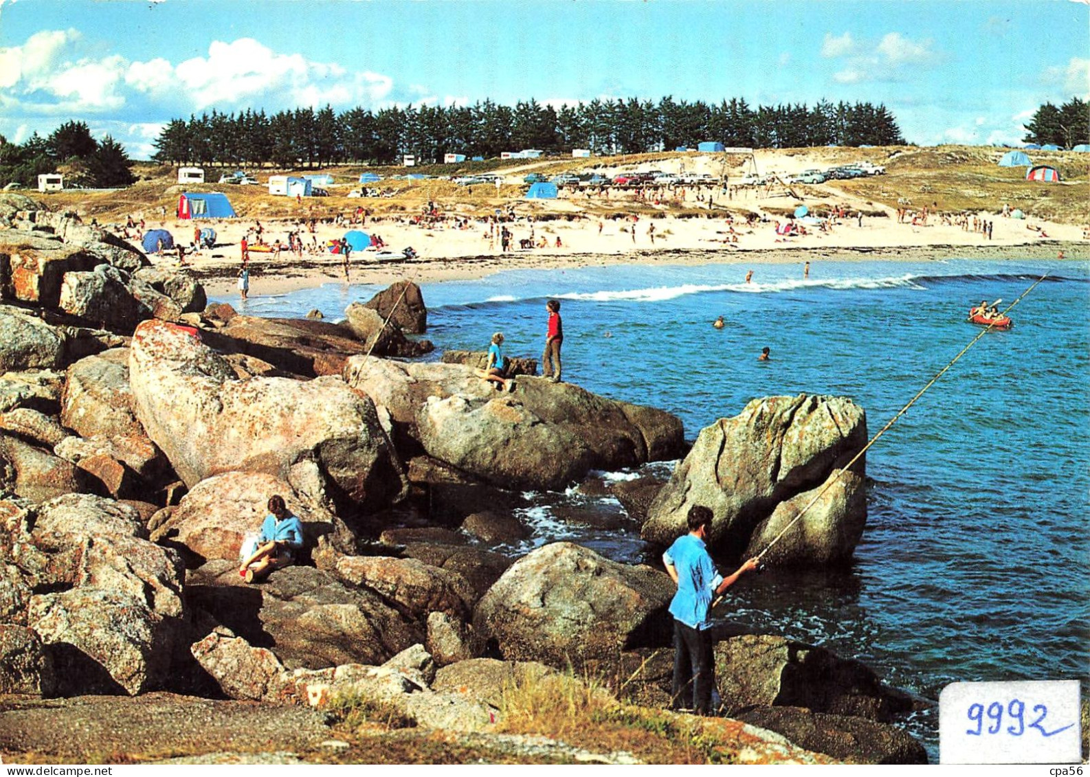 PETITE PLAGE De TRESCAO En TRÉGUNC - N°1385  B.E.B. Caoudal - N°9992 YCA - Trégunc