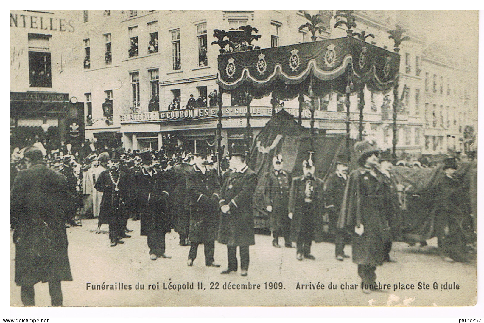 7 Cartes Funérailles Du Roi Léopold 2 - Loten, Series, Verzamelingen