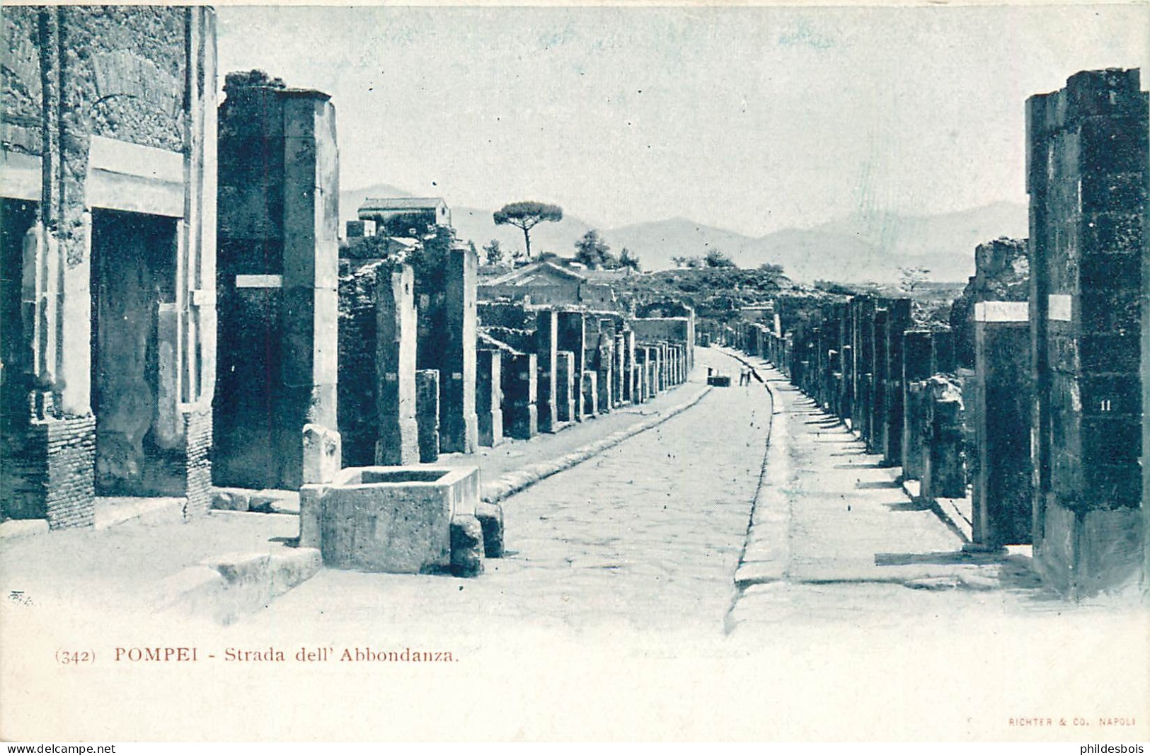 ITALIE  POMPEI  Strada Dell'abbondances ( Richter&co ) - Pompei