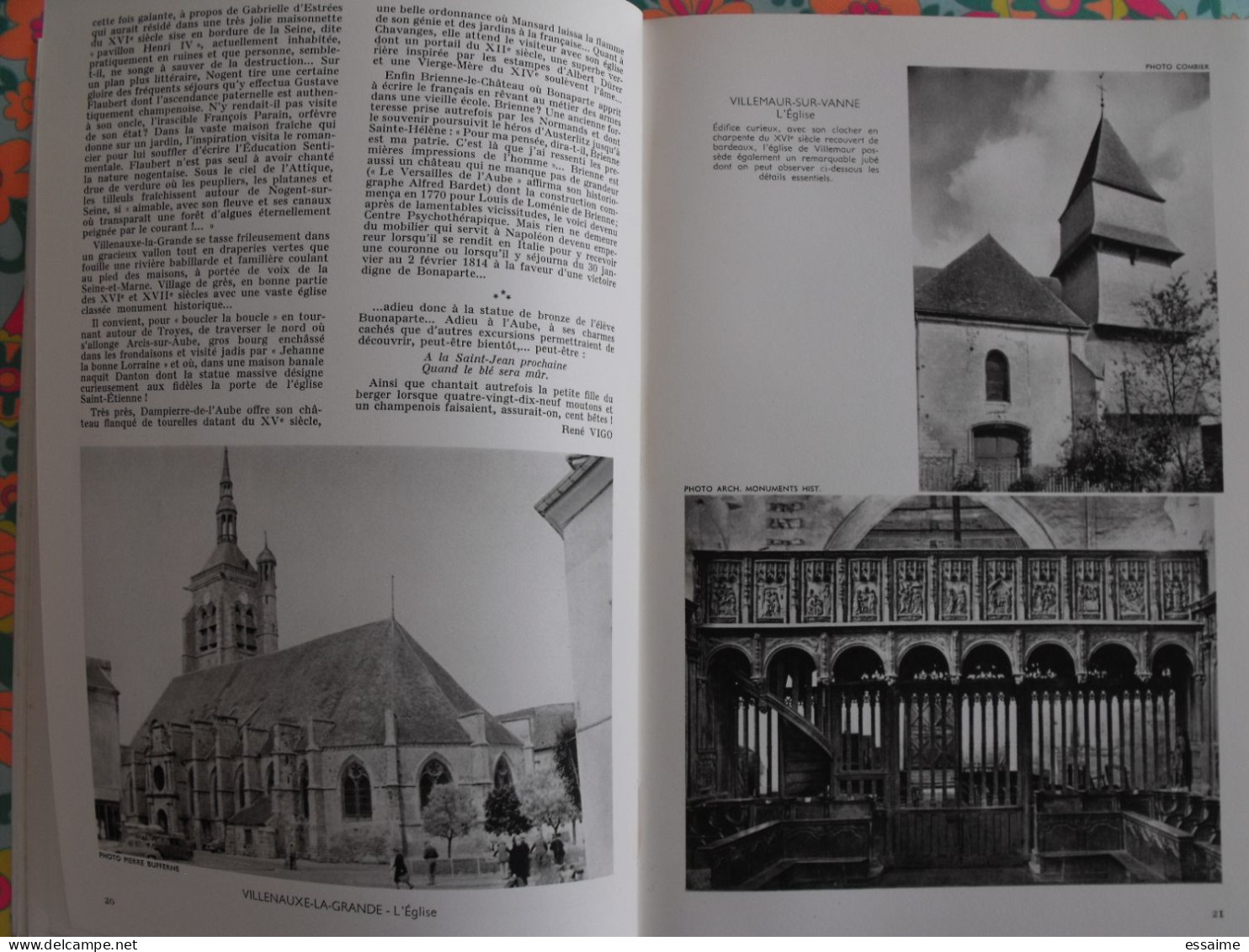 La France à table n° 122. 1966. Aube. nogent le paraclet troyes rumilly chaource bar riceys dampierre. gastronomie