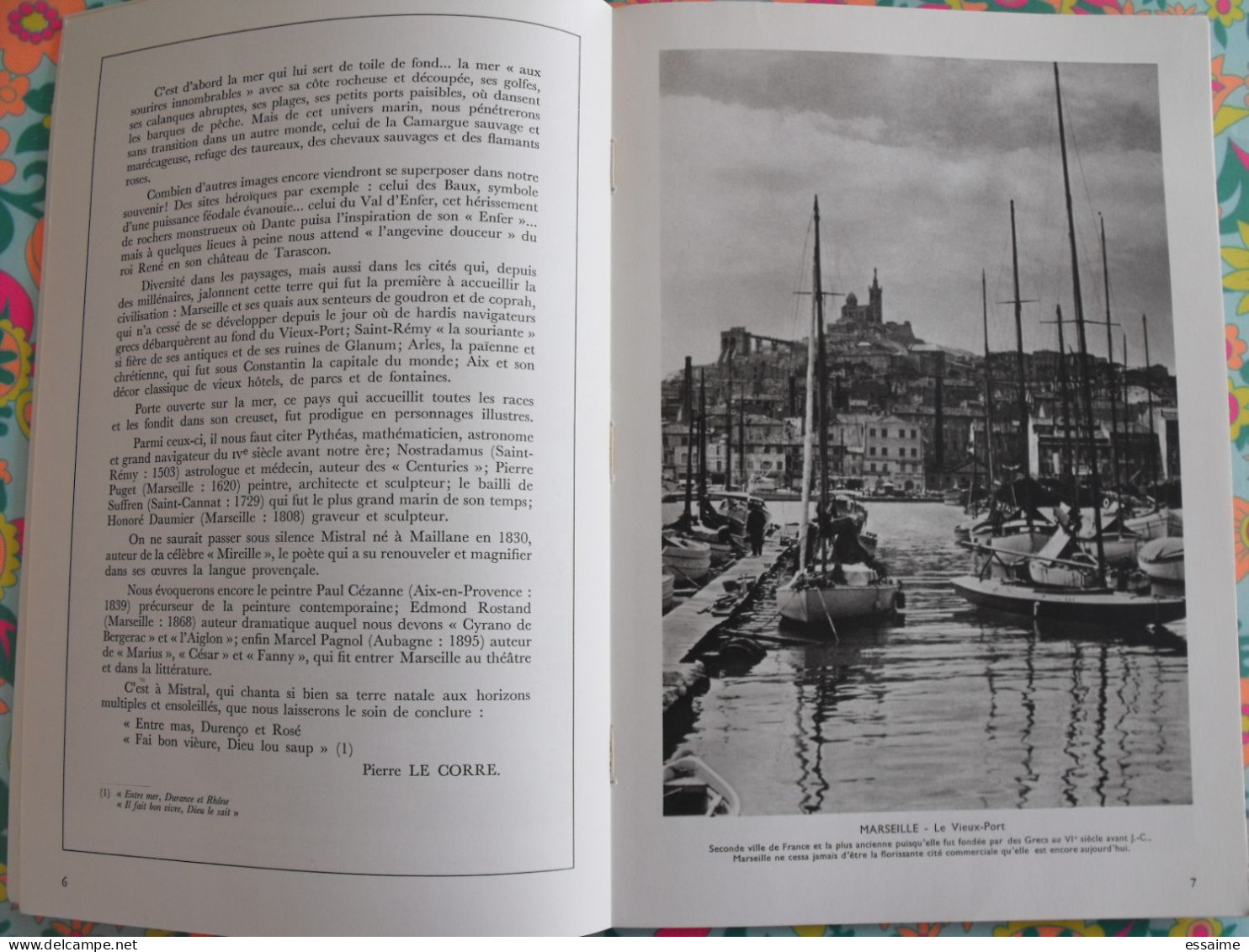 La France à Table N° 148. 1970.Bouches Du Rhône.  Tarascon Marseille If Cassis Martigues Aix Aubagne Rognes. Gastronomie - Tourisme & Régions