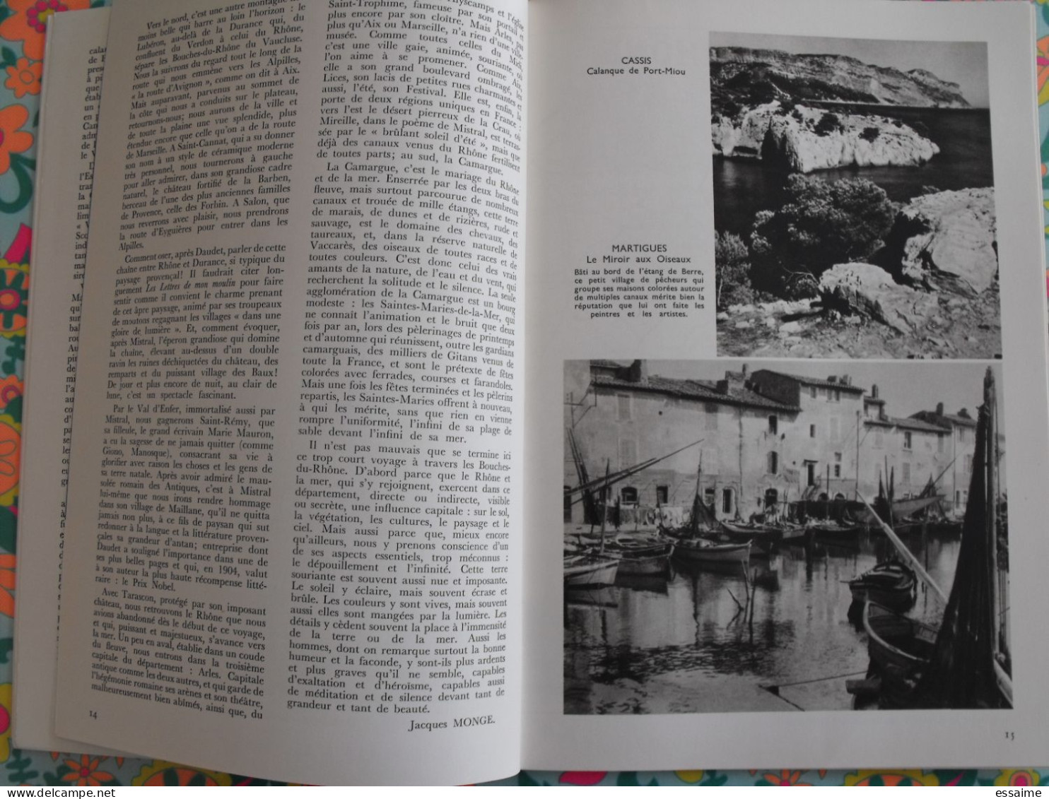 La France à table n° 148. 1970.Bouches du Rhône.  tarascon marseille if cassis martigues aix aubagne rognes. gastronomie