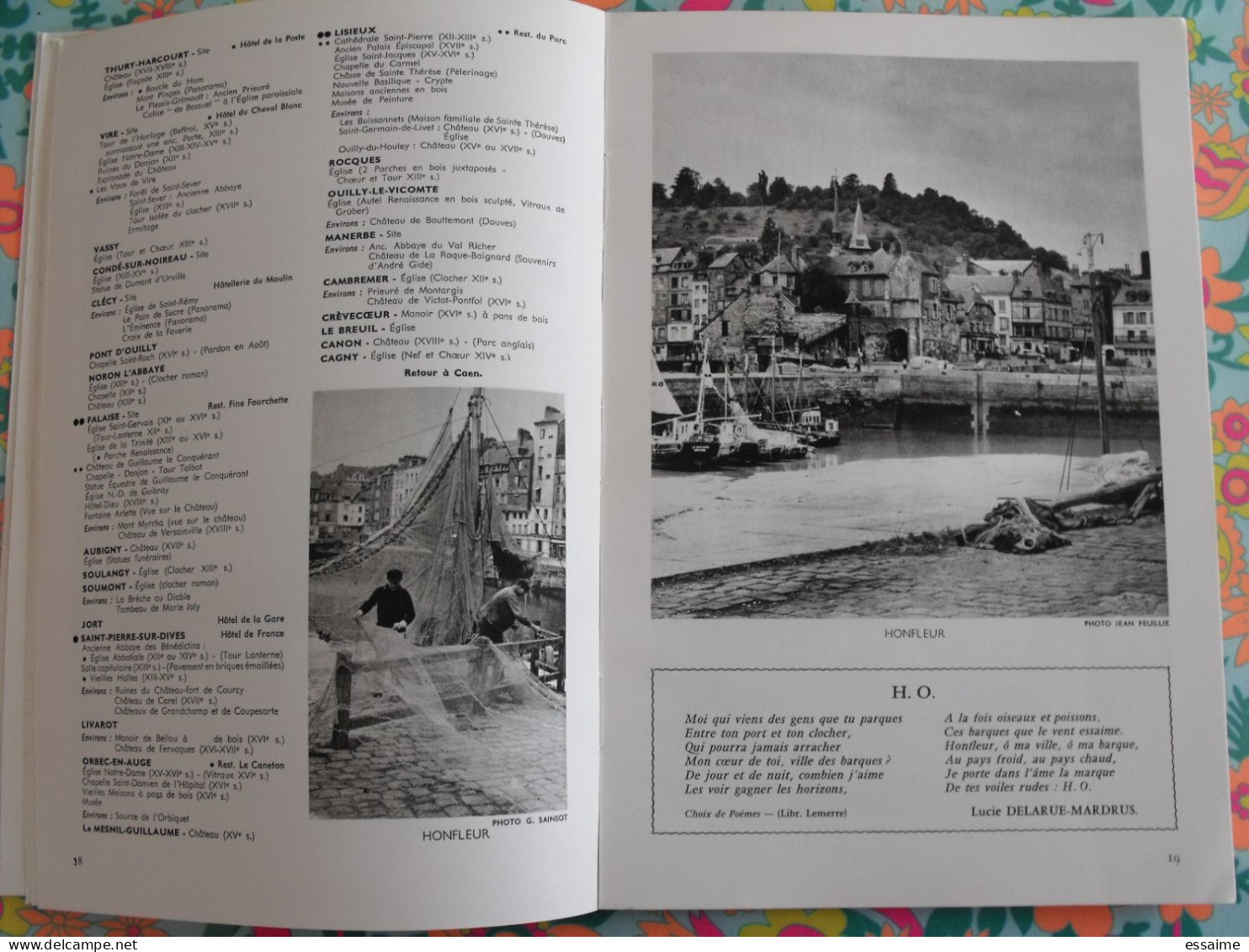 La France à table n° 106. 1964. Calvados.  brécy creully caen bayeux falaise deauville trouville honfleur. gastronomie
