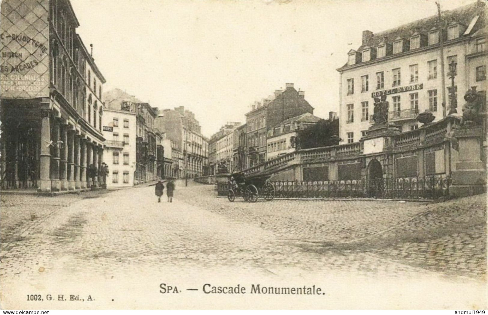 SPA - Cascade Monumentale - Oblitération De 1906 - Spa