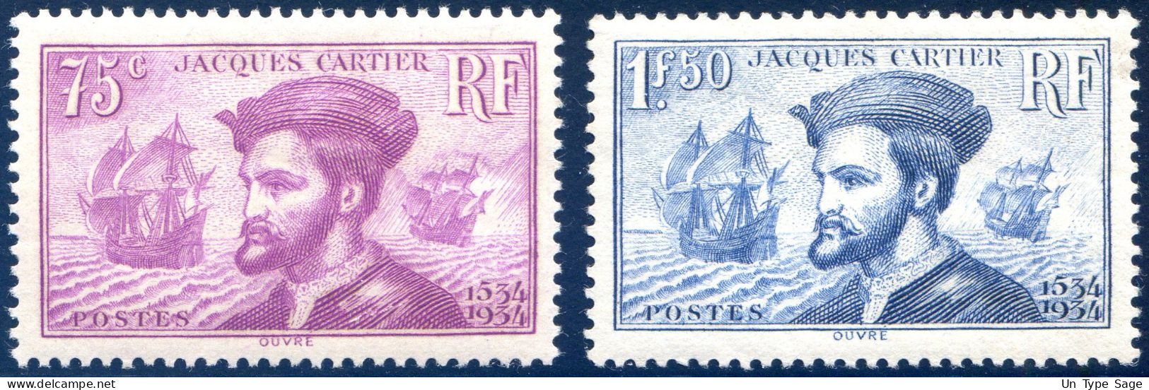 France N°296 Et 297 - Neuf* (MH) - Cote 82€ - (F563) - Nuevos