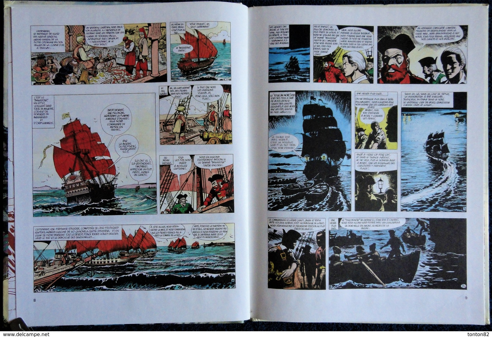 Charlier / Jijé-Lorg - Les Nouvelles aventures de BARBE ROUGE - " Raid sur la Corne d'Or " - Éditions Fleurus - E.O 1979
