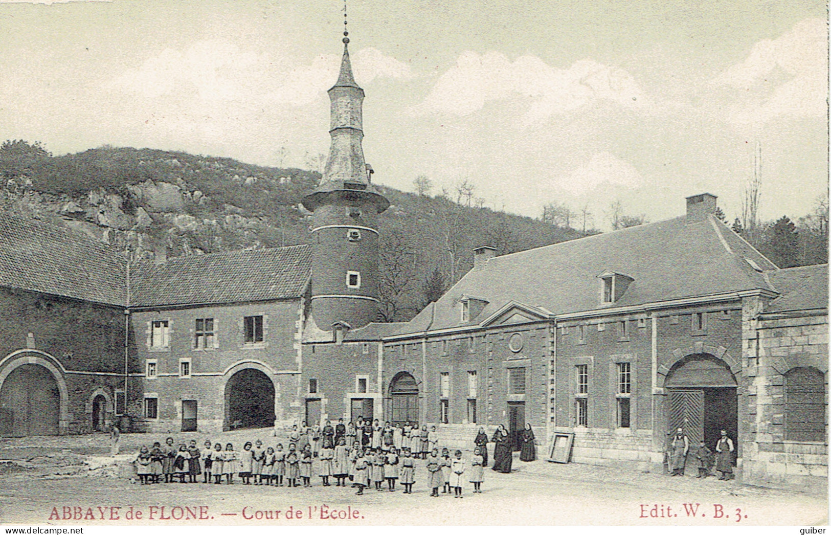 Abbaye De Flone Cour De L'école Animation D'enfants - Amay