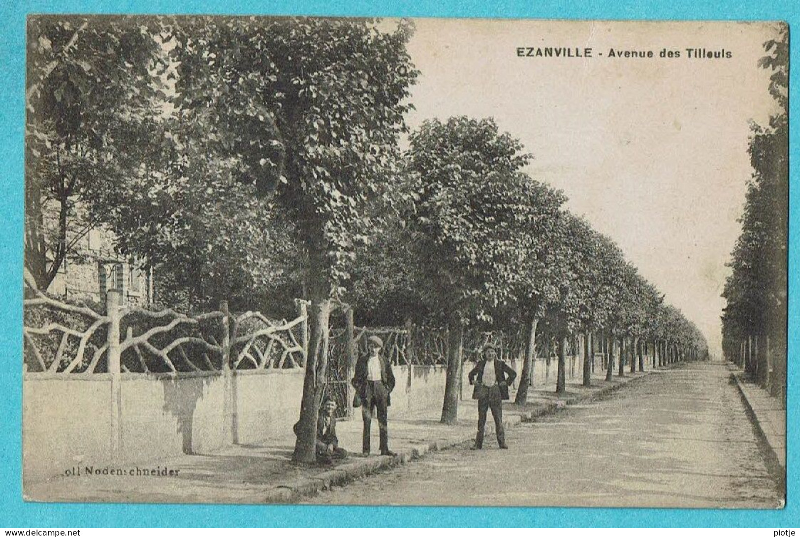 * Ezanville (Dép 95 - Val D'Oise - France) * (Coll Nodenschneider) Avenue Des Tilleuls, Allée, Animée, Old, Rare, Unique - Ezanville