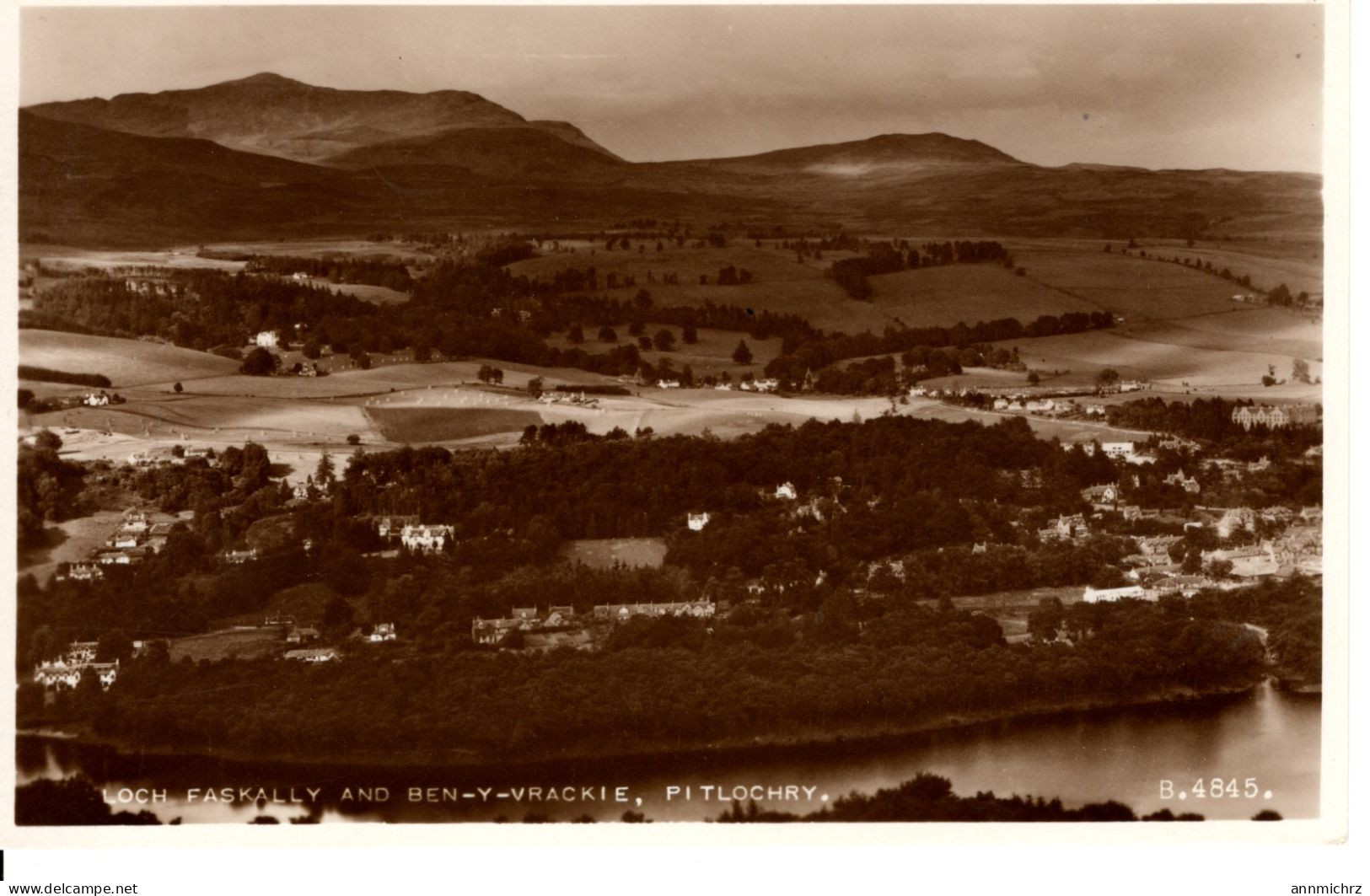 LOCH FASKALLY AND BEN Y VRACKIE PITLOCHRY - Perthshire