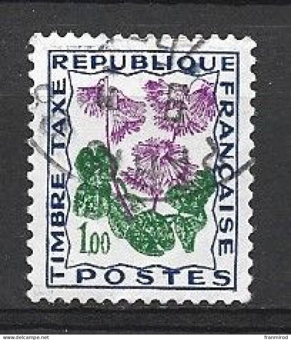 France 1964-1971 Timbre Taxe N 102 Oblitéré TTB - 1960-.... Usati