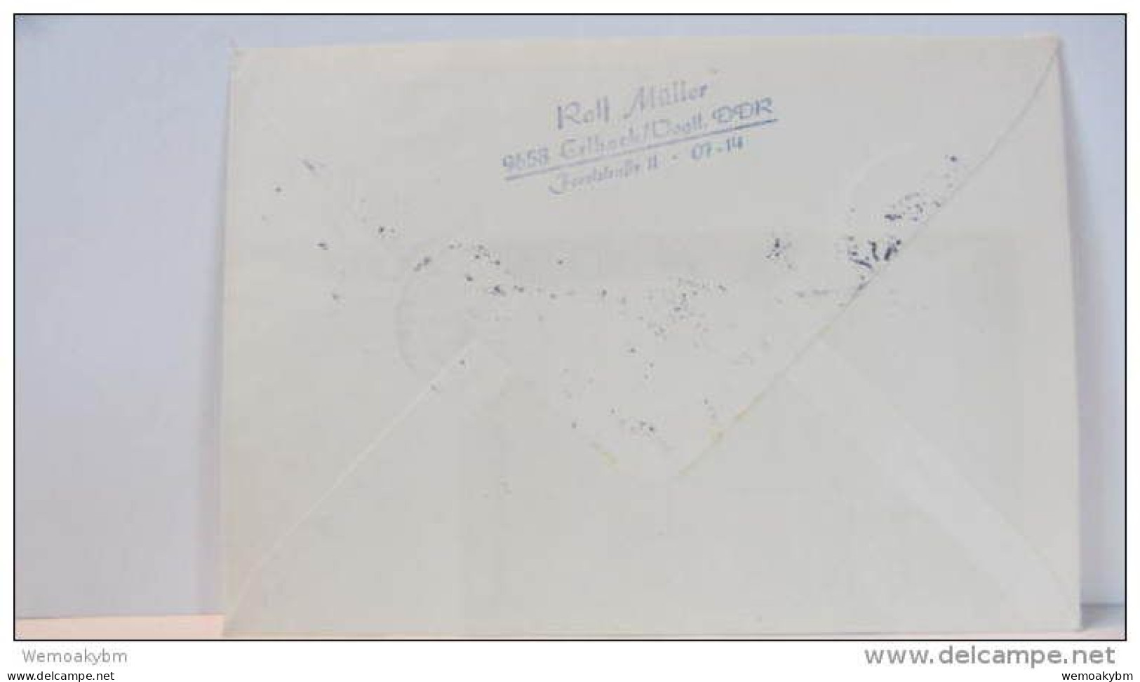 DDR : R-Fern-Eil-Brief Mit 35 Pf "25 J. GST" Mit SbPA-R-Zettel 3 Aus 5820 Bad Langensalza 1 (746) V27.6.90 Knr: 2222(2) - Etiquetas De Certificado