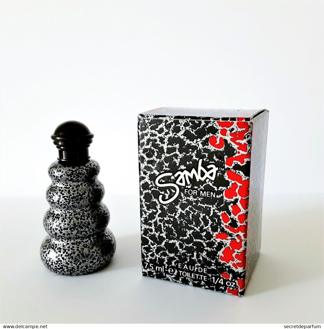 Miniatures De Parfum   SAMBA  FOR MEN    De    WORKSHOP    EDT   7.5  ML   + BOITE - Miniatures Hommes (avec Boite)