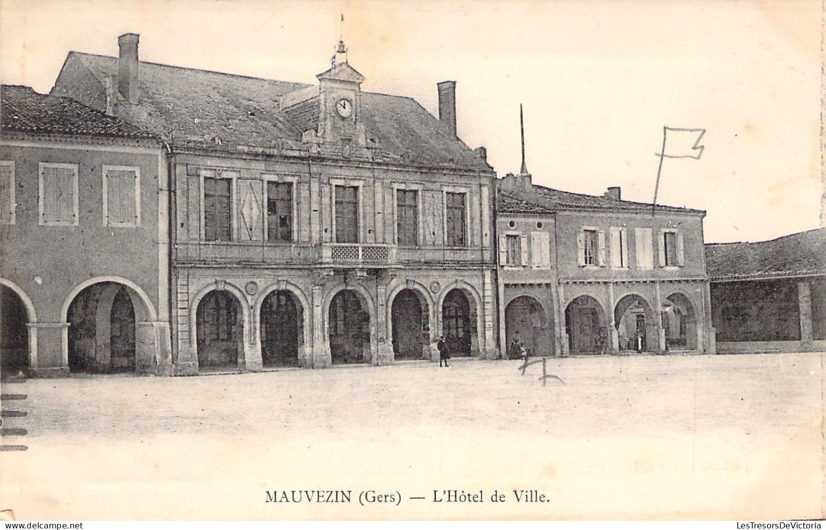 FRANCE - 32 - MAUVEZIN - L'Hôtel De Ville - Carte Postale Ancienne - Other & Unclassified