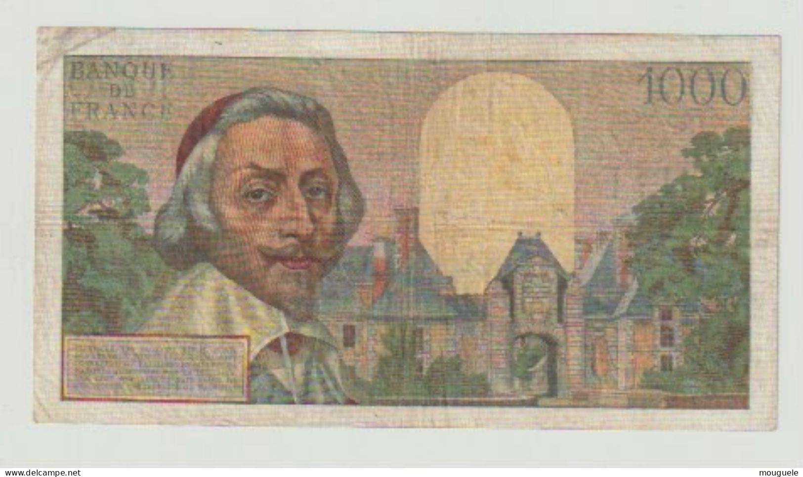 1000 Richelieu  Du 2-6-1955 - 1955-1959 Overprinted With ''Nouveaux Francs''