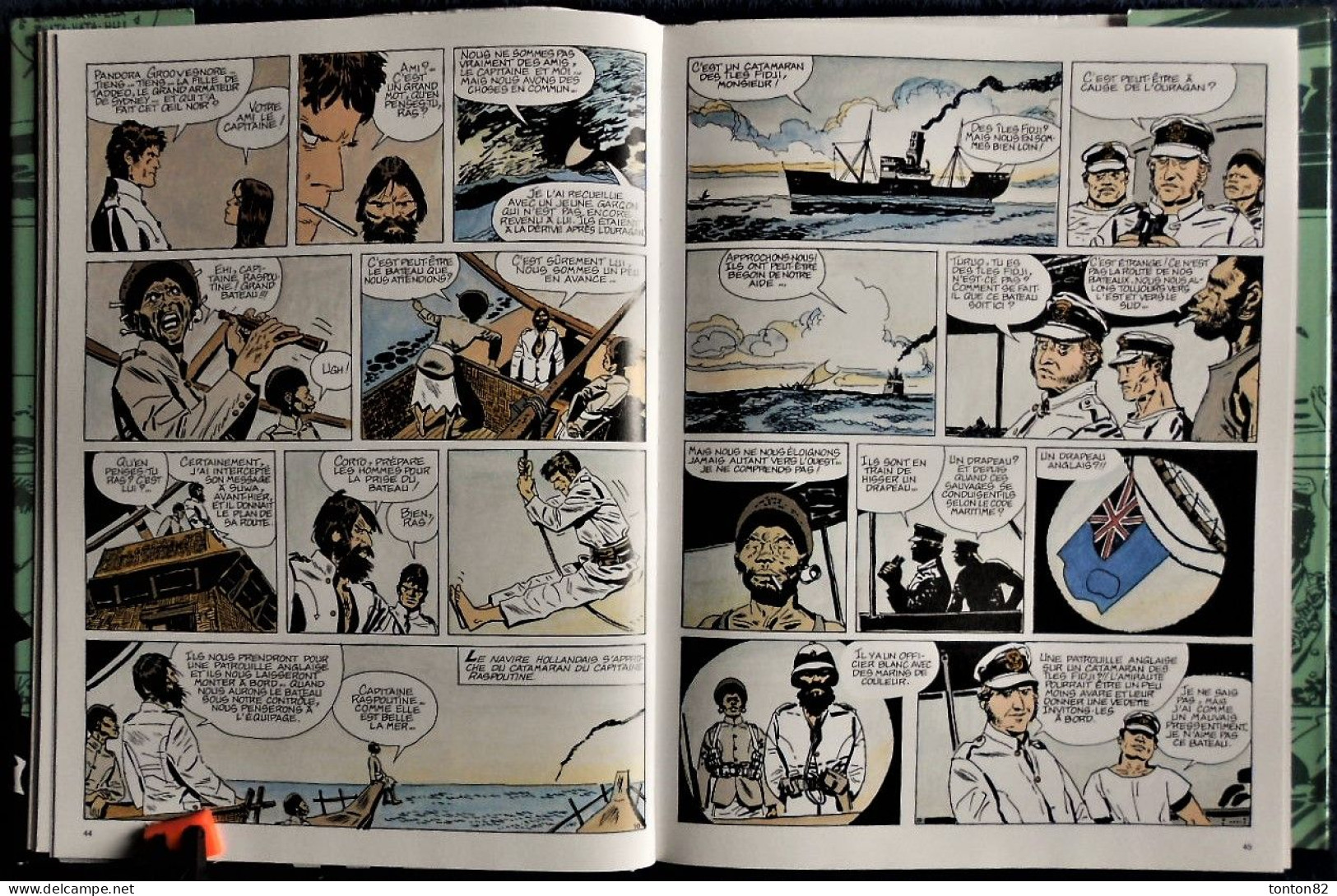 Hugo Pratt - CORTO MALTESE - La ballade de la mer salée - Casterman - ( 1998 ) - 200 pages - Avec jaquette .