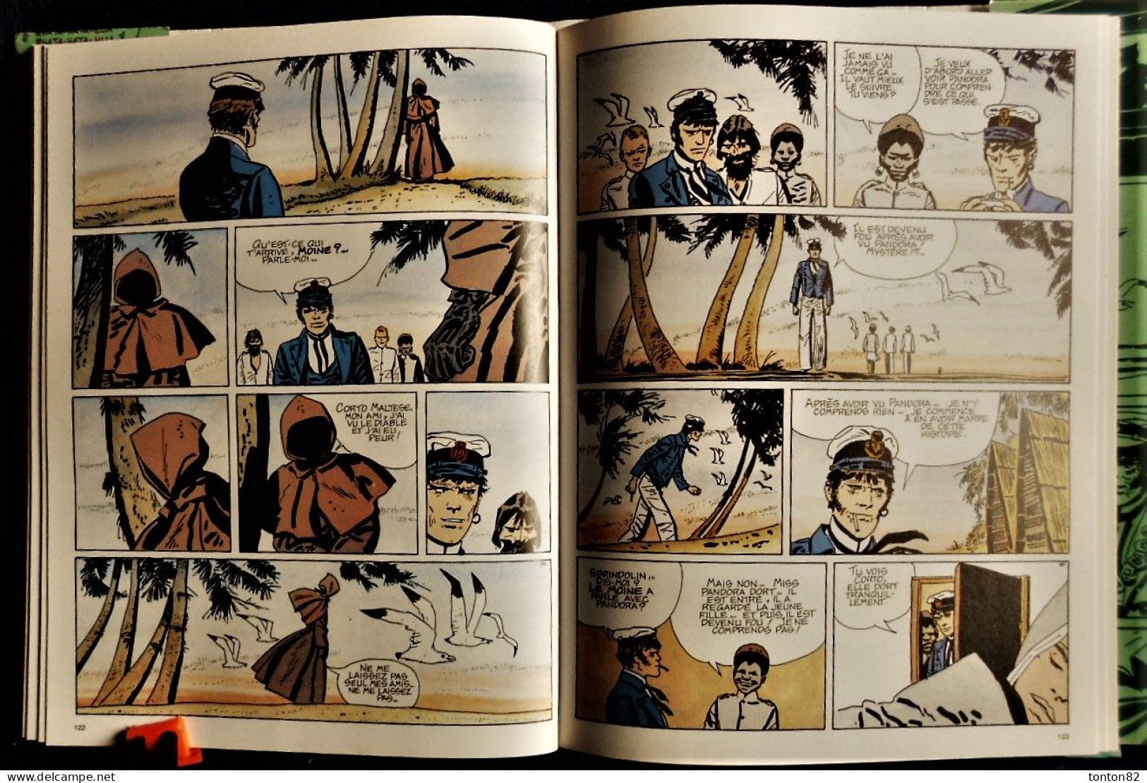 Hugo Pratt - CORTO MALTESE - La ballade de la mer salée - Casterman - ( 1998 ) - 200 pages - Avec jaquette .