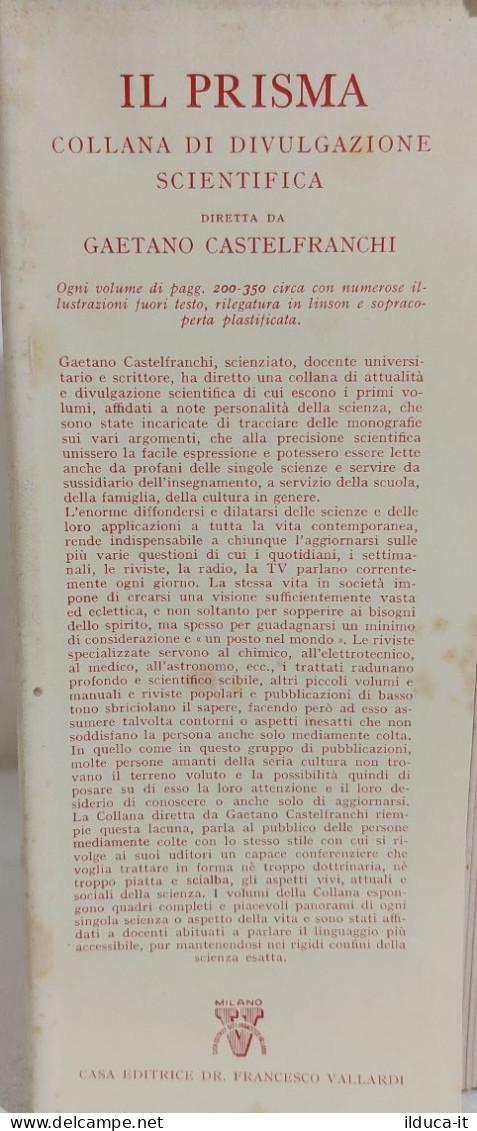 I113526 Paola Manfredi - Vita Dei Pesci - Il Prisma Vallardi 1956 - Médecine, Biologie, Chimie