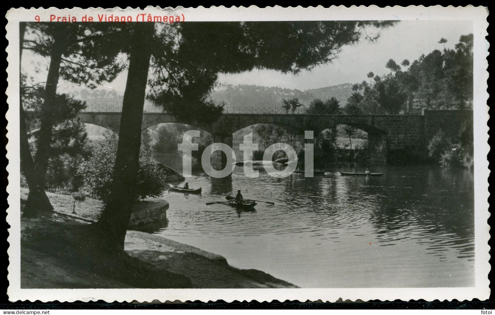 1944 REAL PHOTO VIDAGO PORTUGAL FOTO CARTE POSTALE  POSTCARD TARJETA POSTAL - Bragança