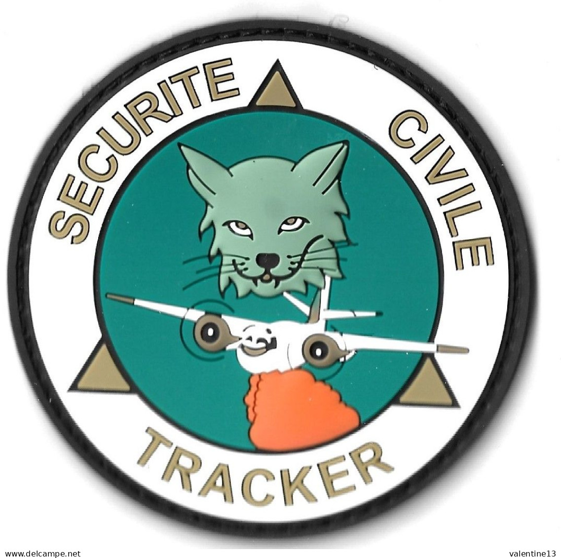 Ecusson PVC SECURITE CIVILE TRACKER AU LARGAGE. - Firemen