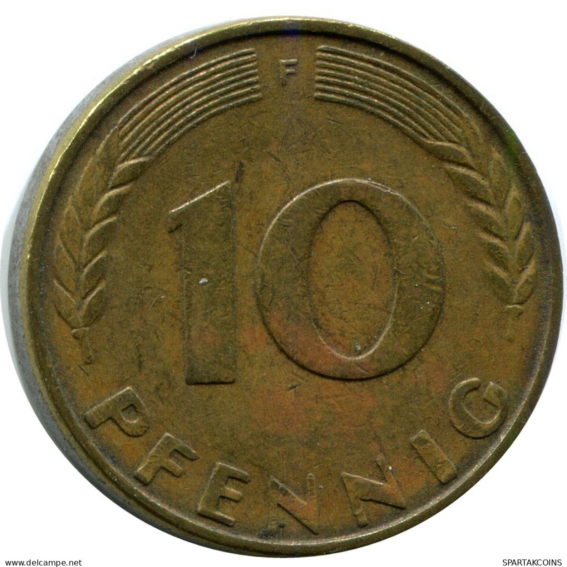 10 PFENNIG 1967 F WEST & UNIFIED GERMANY Coin #AZ460.U - 10 Pfennig