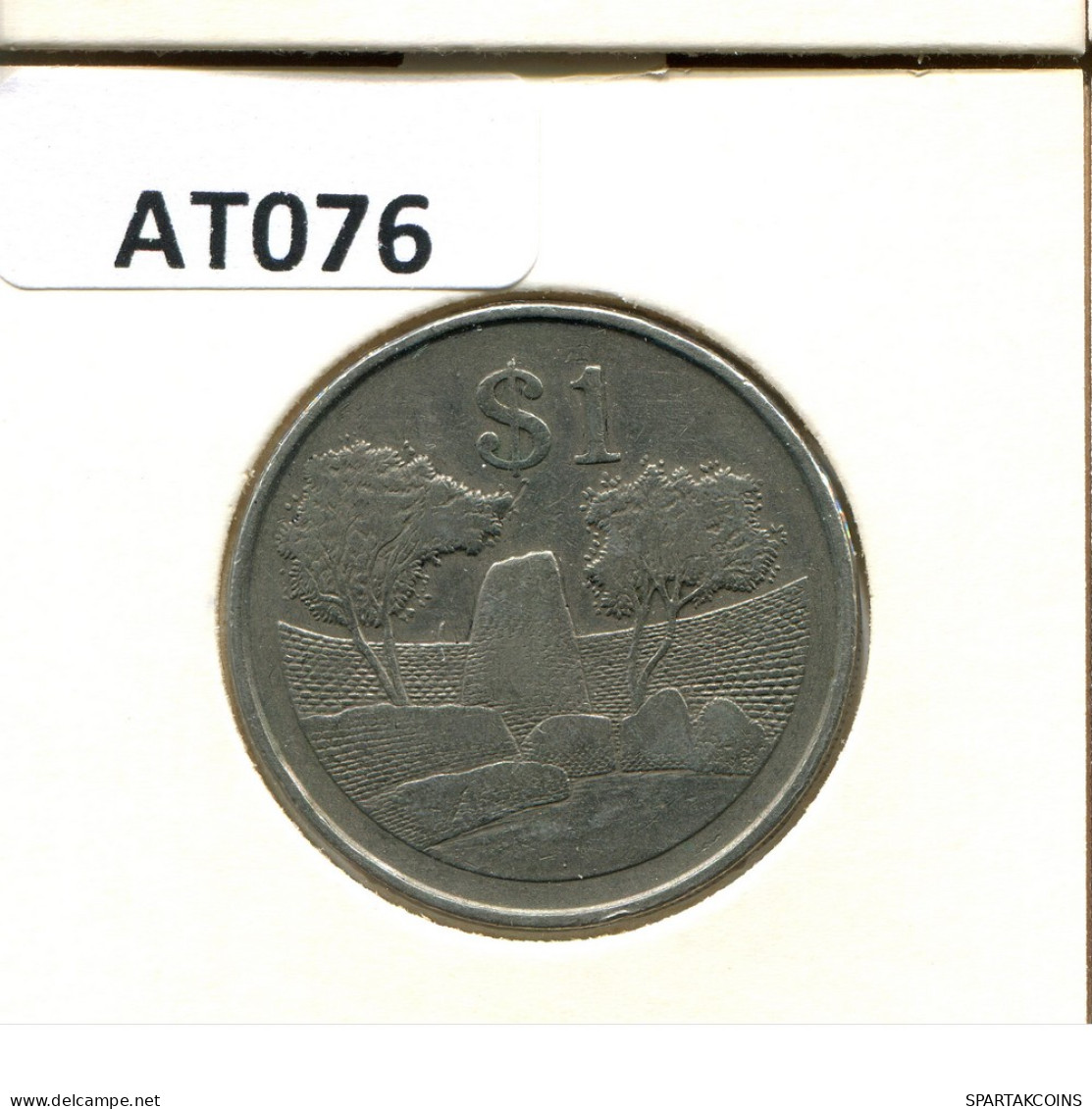 1 DOLLAR 1980 ZIMBABWE Moneda #AT076.E - Zimbabwe