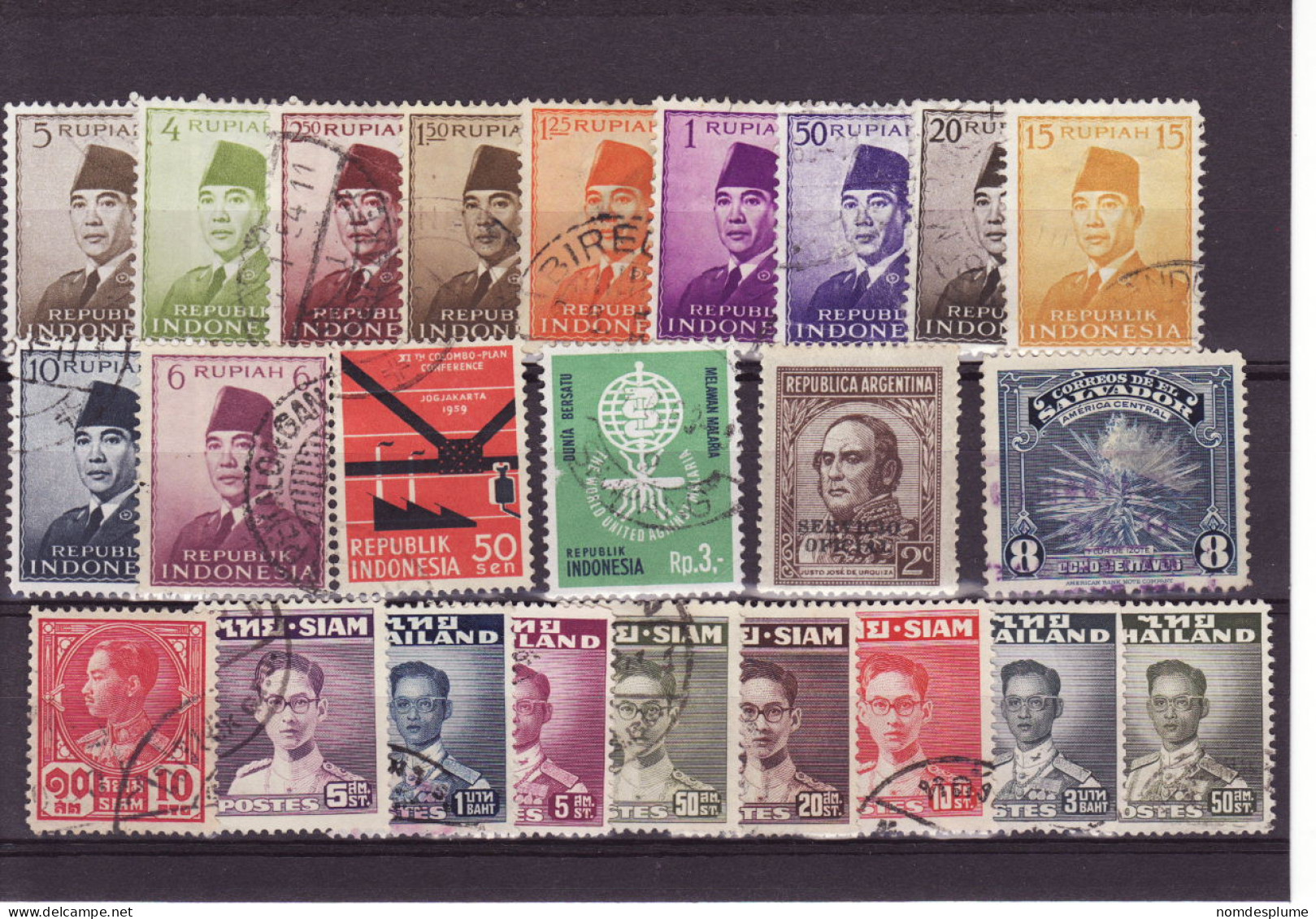 4170) Indonesia Thailand - Vrac (max 999 Timbres)