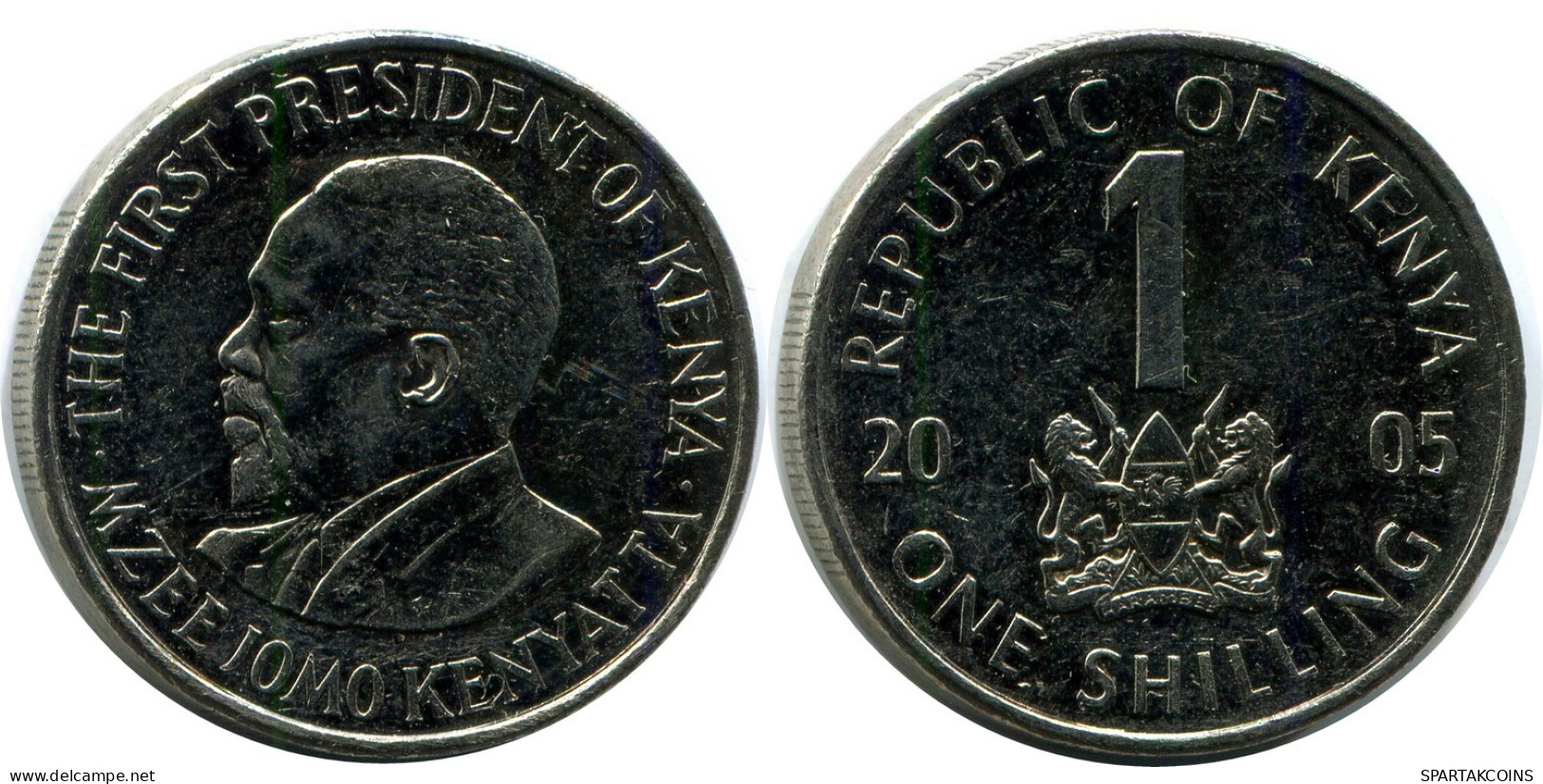 1 SHILLING 2005 KENYA Coin #AP896.U - Kenya