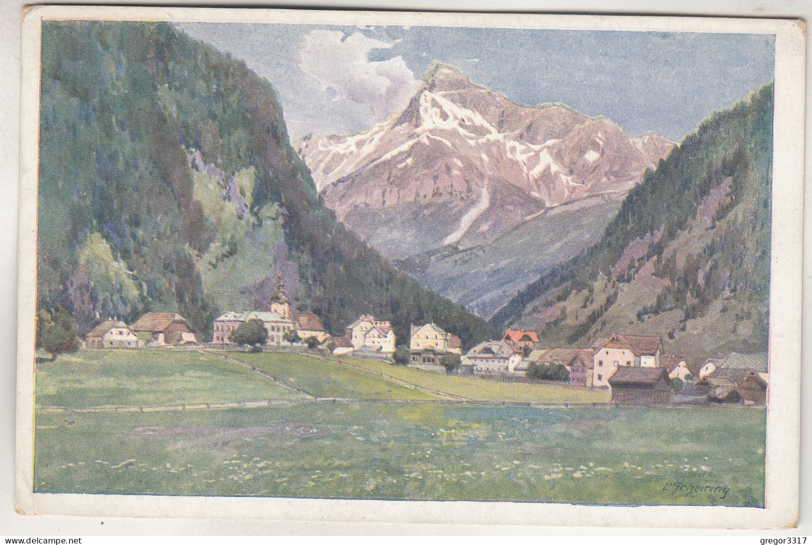 C7499) MALLNITZ - KLärnten - E. Scheiring - Signiert - Mallnitz