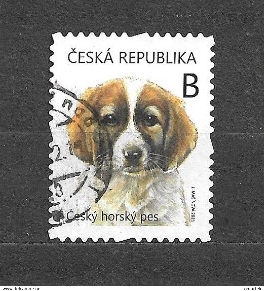 Czech Republic 2021 ⊙ Mi 1131 Sc 3874 Czech Mountain Dog Puppies. Tschechische Republik. C2 - Used Stamps
