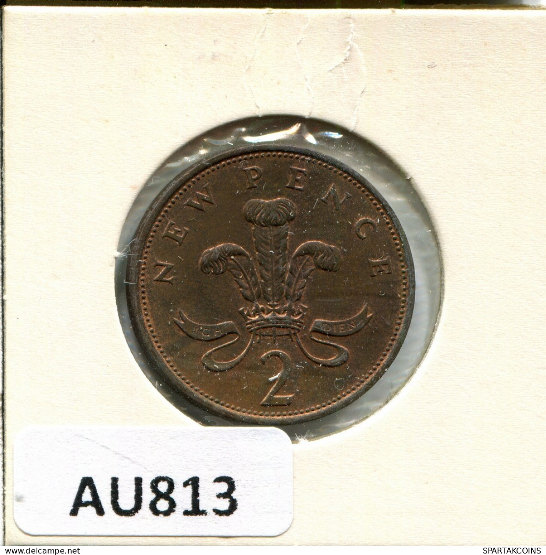 2 NEW PENCE 1980 UK GROßBRITANNIEN GREAT BRITAIN Münze #AU813.D - 2 Pence & 2 New Pence