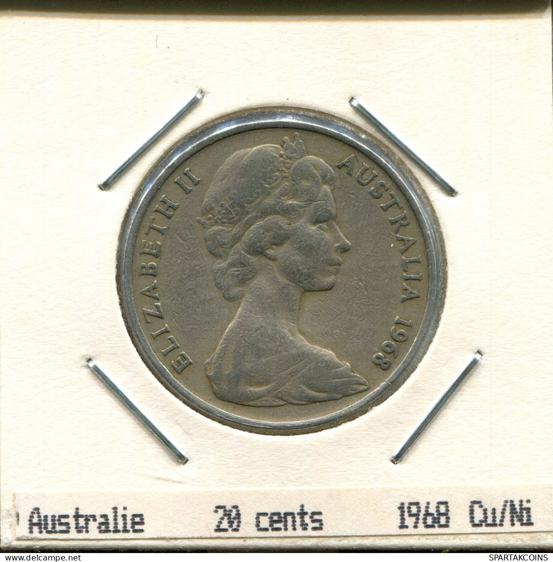 20 CENTS 1981 AUSTRALIA Moneda #AS256.E - 20 Cents