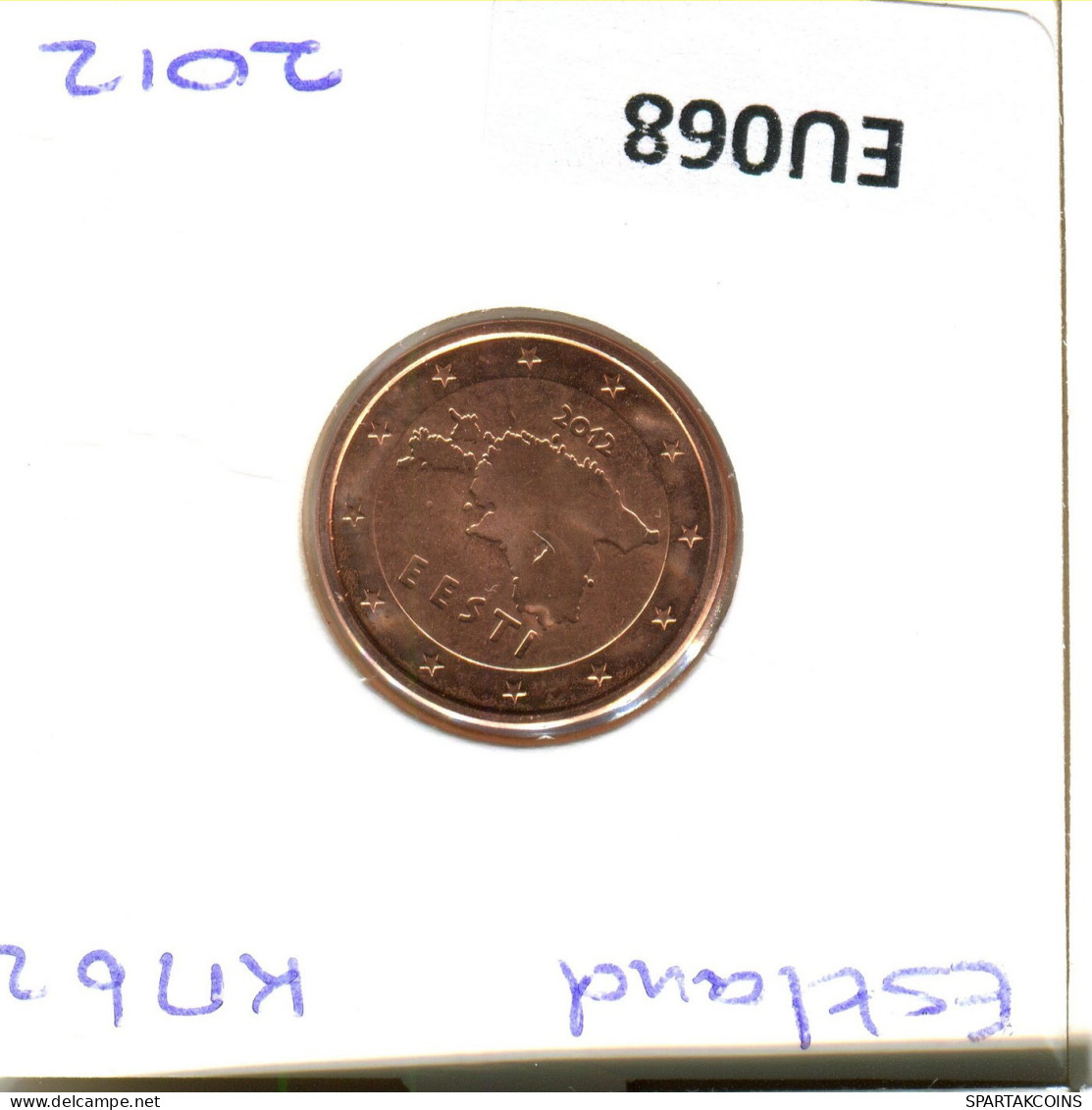 2 EURO CENTS 2012 ESTONIA Moneda #EU068.E - Estonie