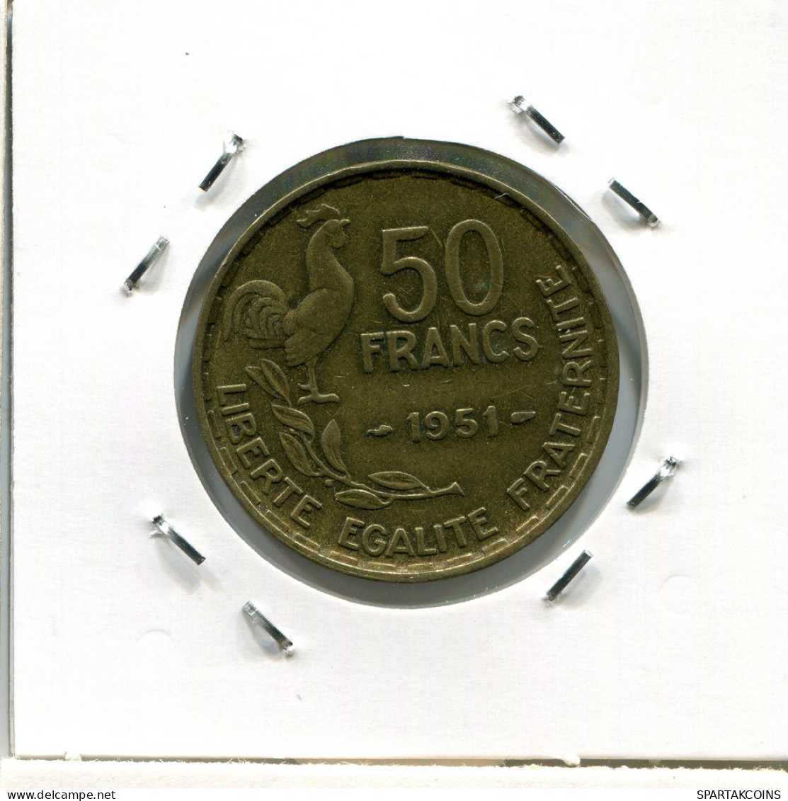 50 FRANCS 1951 FRANCE Pièce Française #AP007.F - 50 Francs