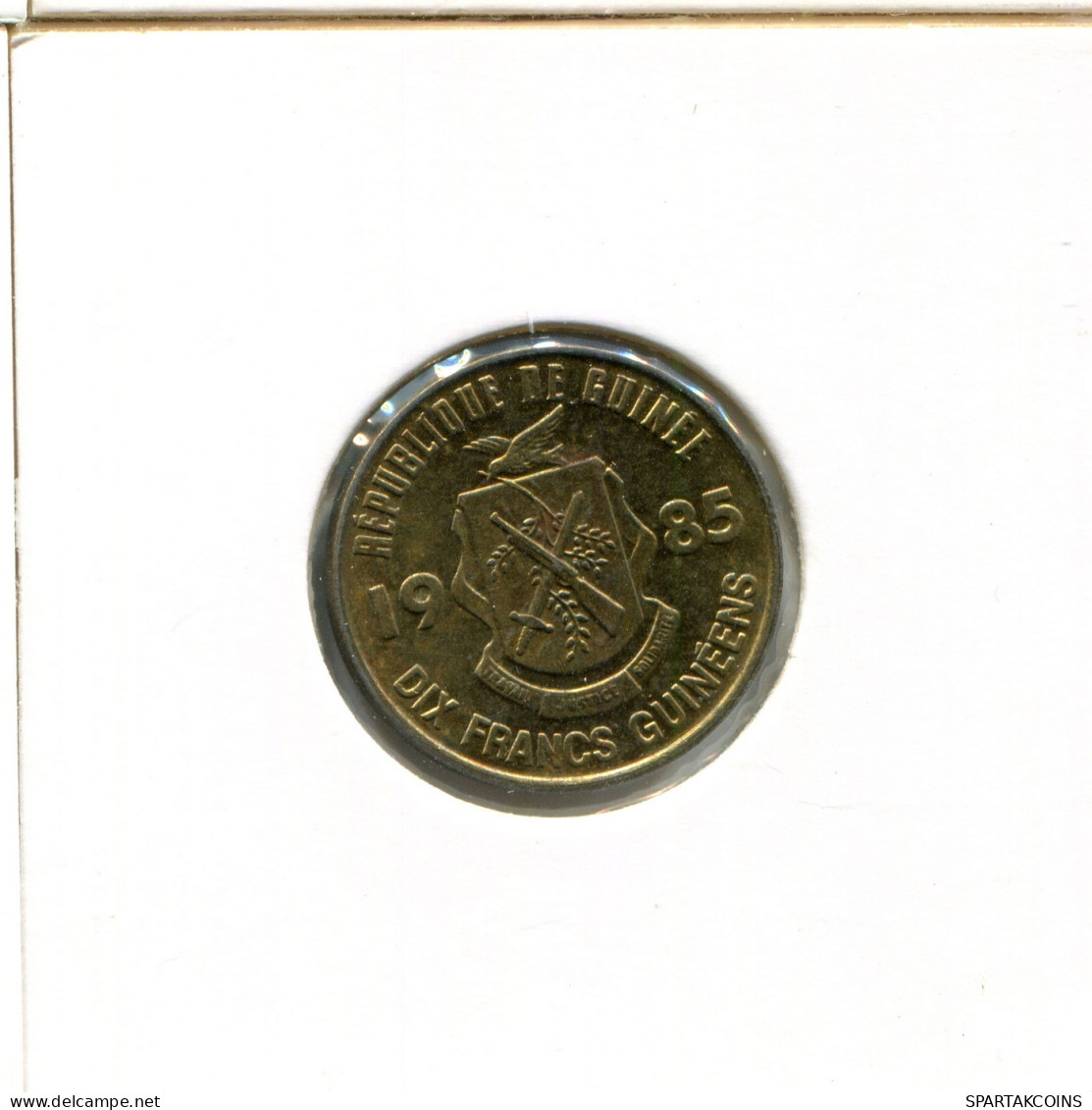 10 FRANCS 1985 GUINEA Coin #AX712.U - Guinée