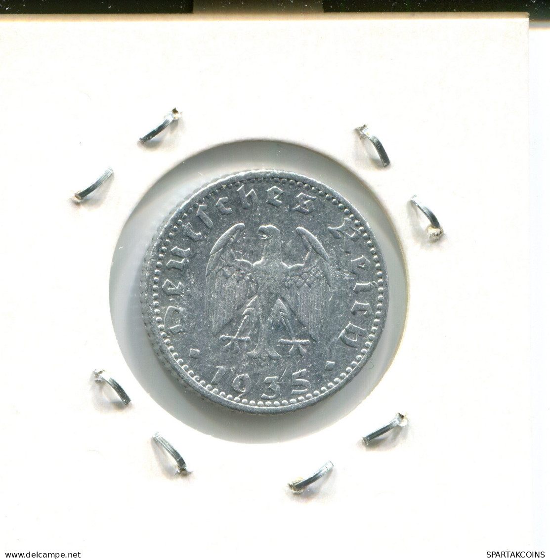 50 PFENNIG 1935 A ALEMANIA Moneda GERMANY #AW471.E - 50 Reichspfennig