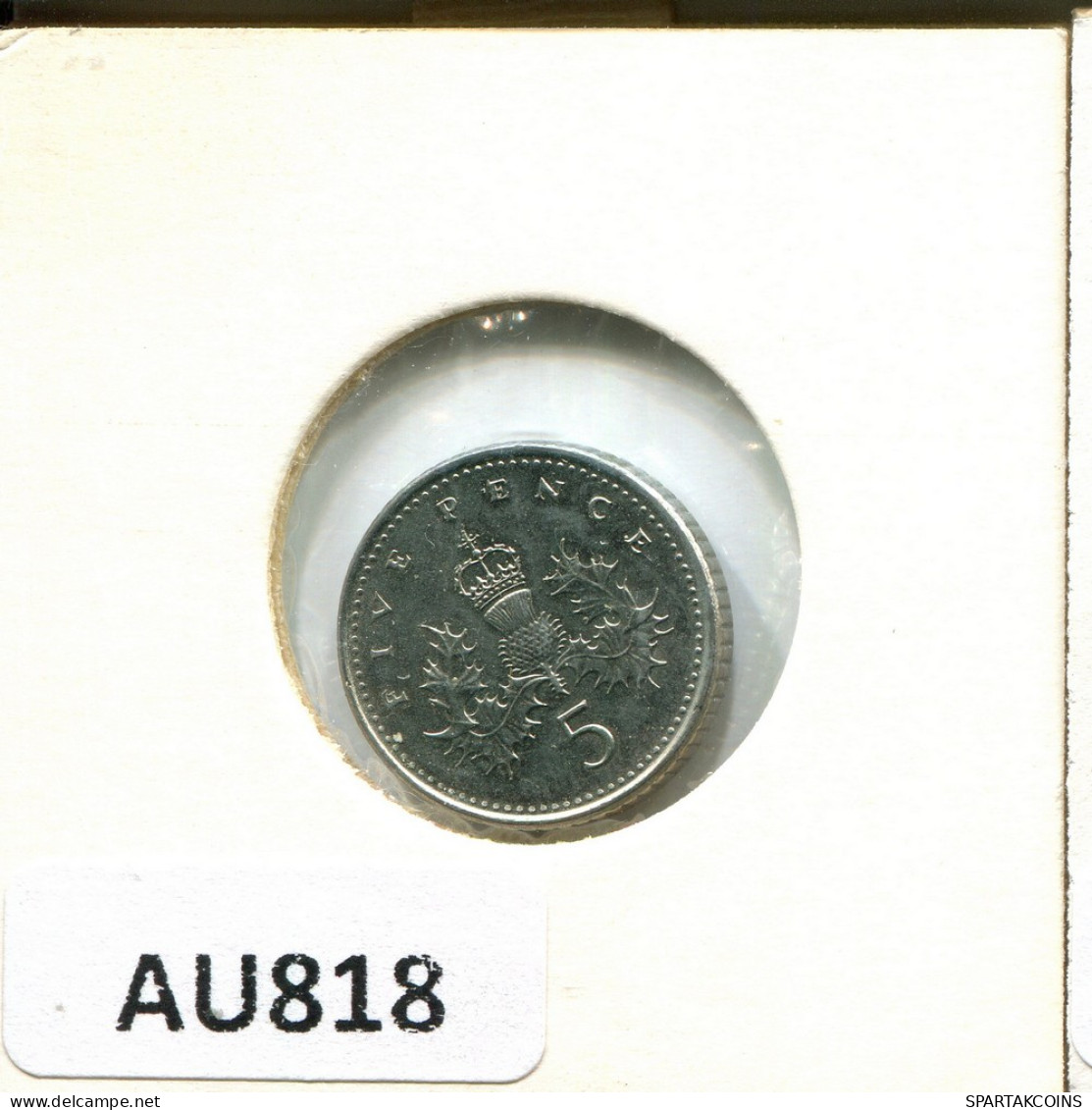 5 PENCE 1997 UK GROßBRITANNIEN GREAT BRITAIN Münze #AU818.D - 5 Pence & 5 New Pence