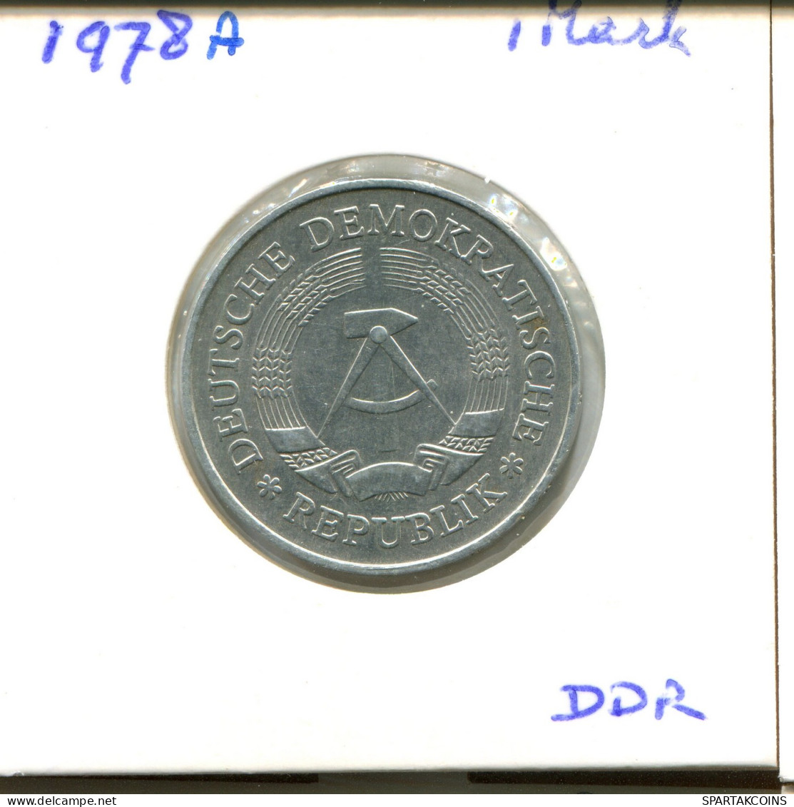 1 MARK 1978 A DDR EAST ALLEMAGNE Pièce GERMANY #DB110.F - 1 Mark