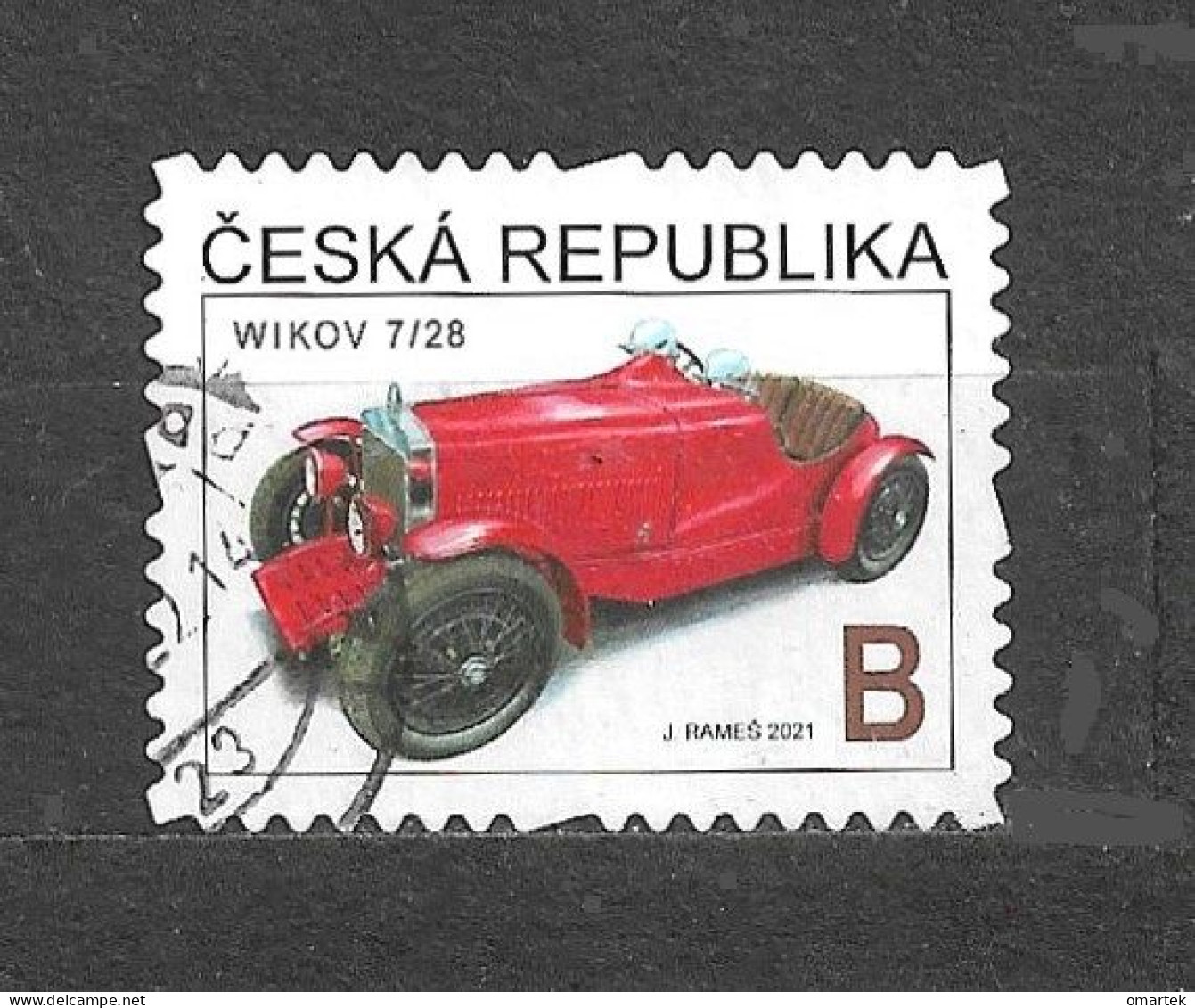 Czech Republic 2021 ⊙ Mi 1135 Sc 3879 Wikov 7/28 Sport Roadster. Tschechische Republik. - Used Stamps