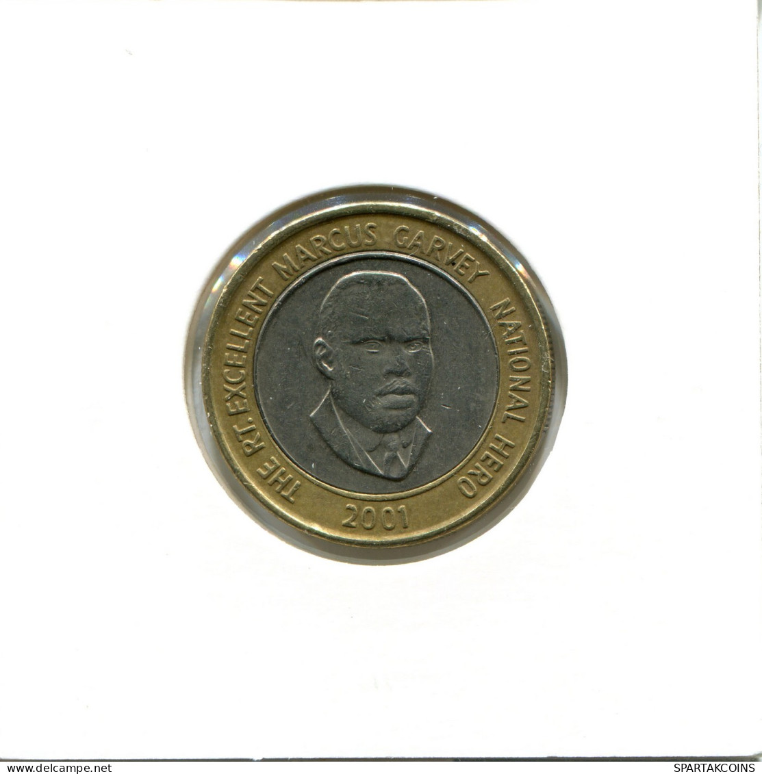 20 DOLLAR 2001 JAMAICA BIMETALLIC Moneda #AX868.E - Jamaica