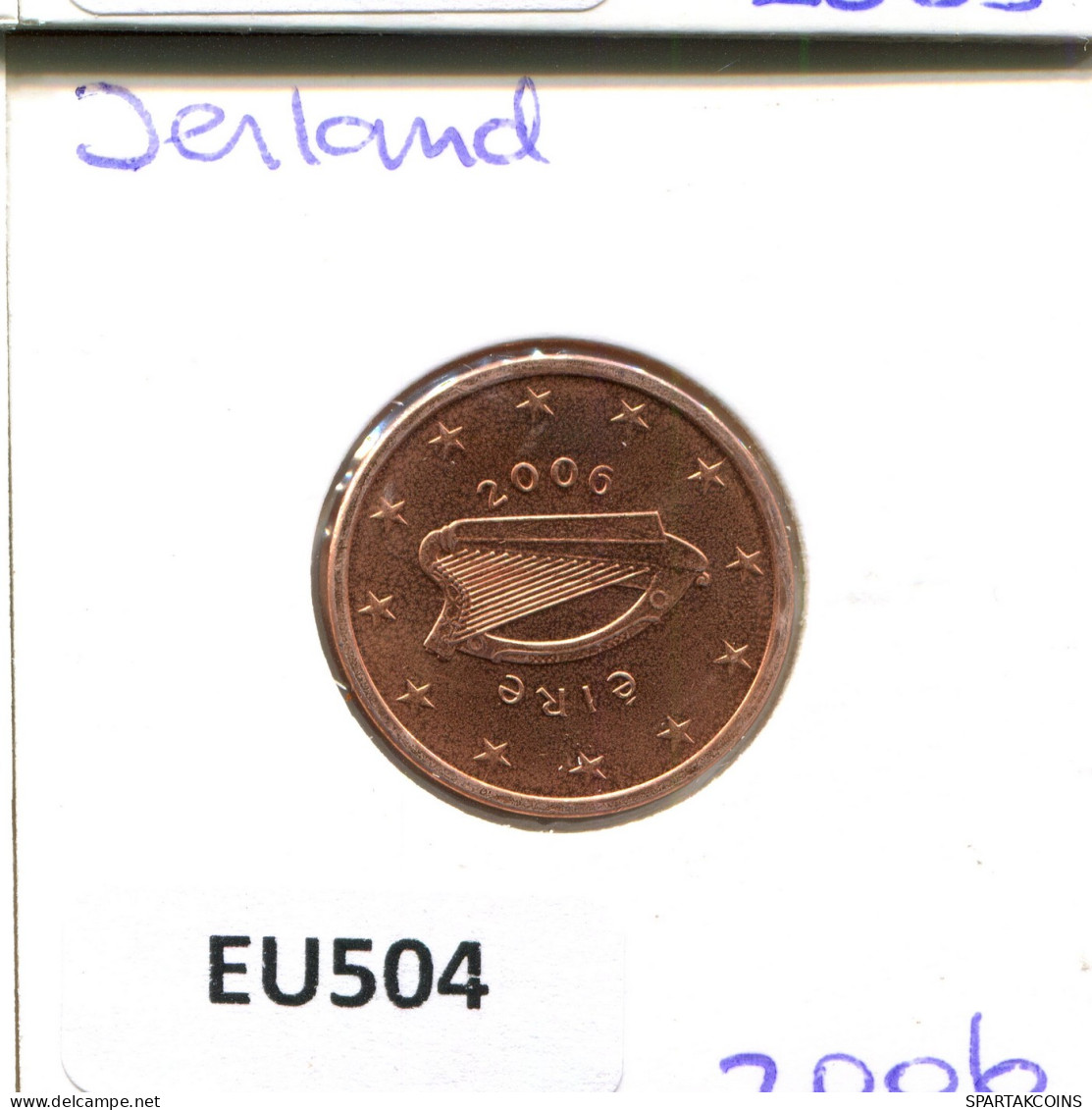 5 EURO CENTS 2006 IRLAND IRELAND Münze #EU504.D - Irlande