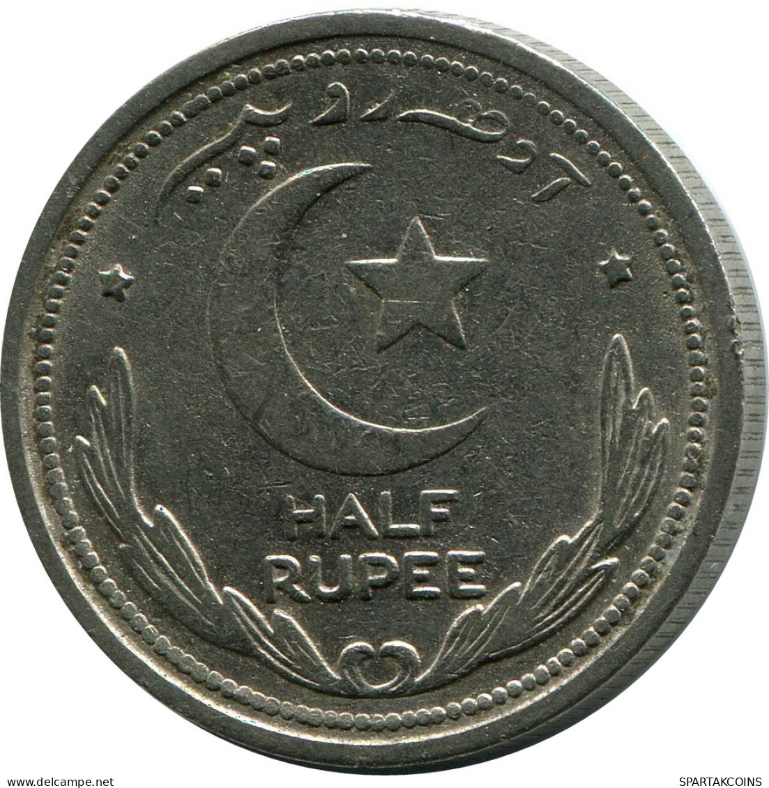 1/2 RUPEE 1949 PAKISTAN Pièce #AK268.F - Pakistan